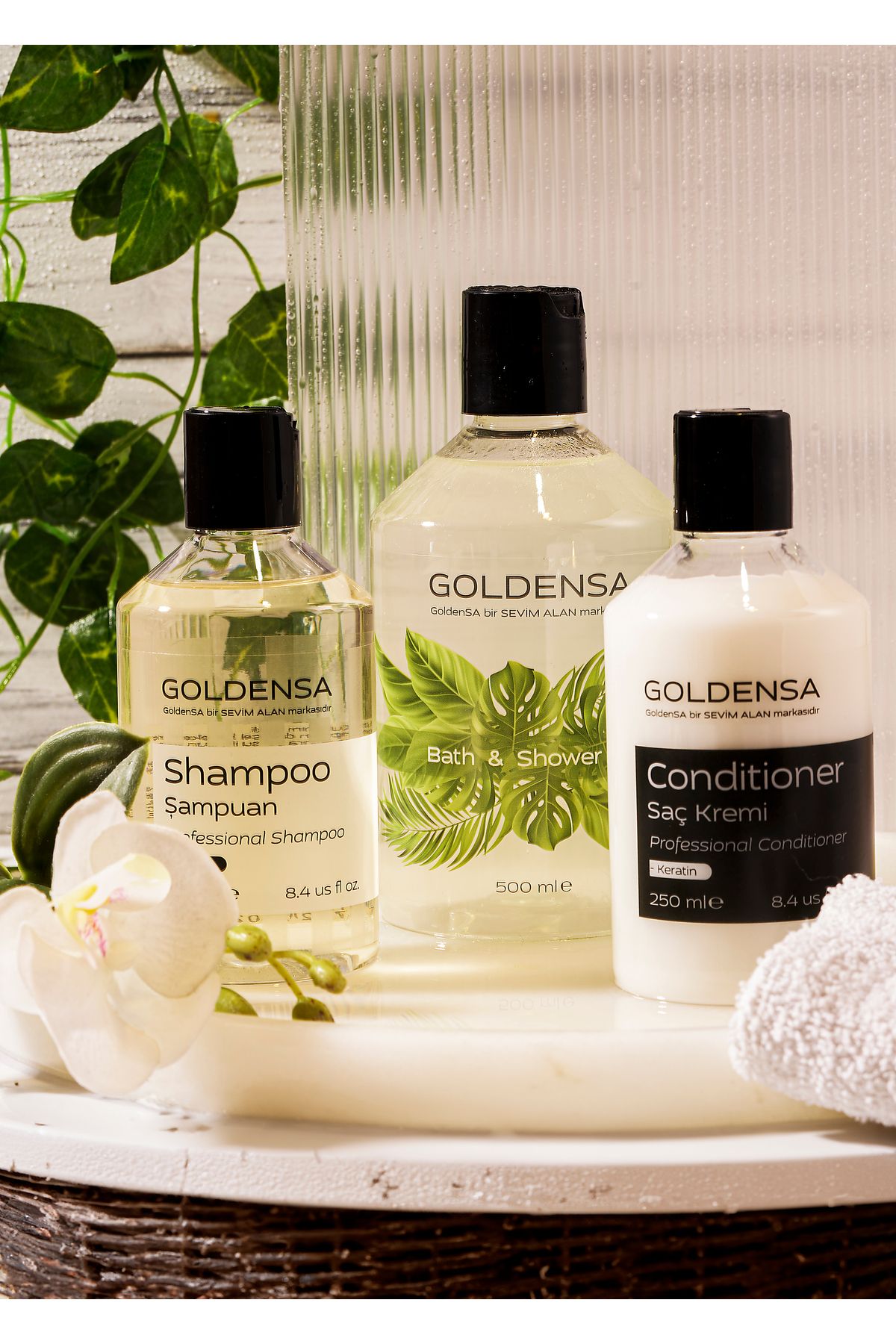 SA GoldenSA GoldenSA Şampuan-Krem ve Duş Jeli Set