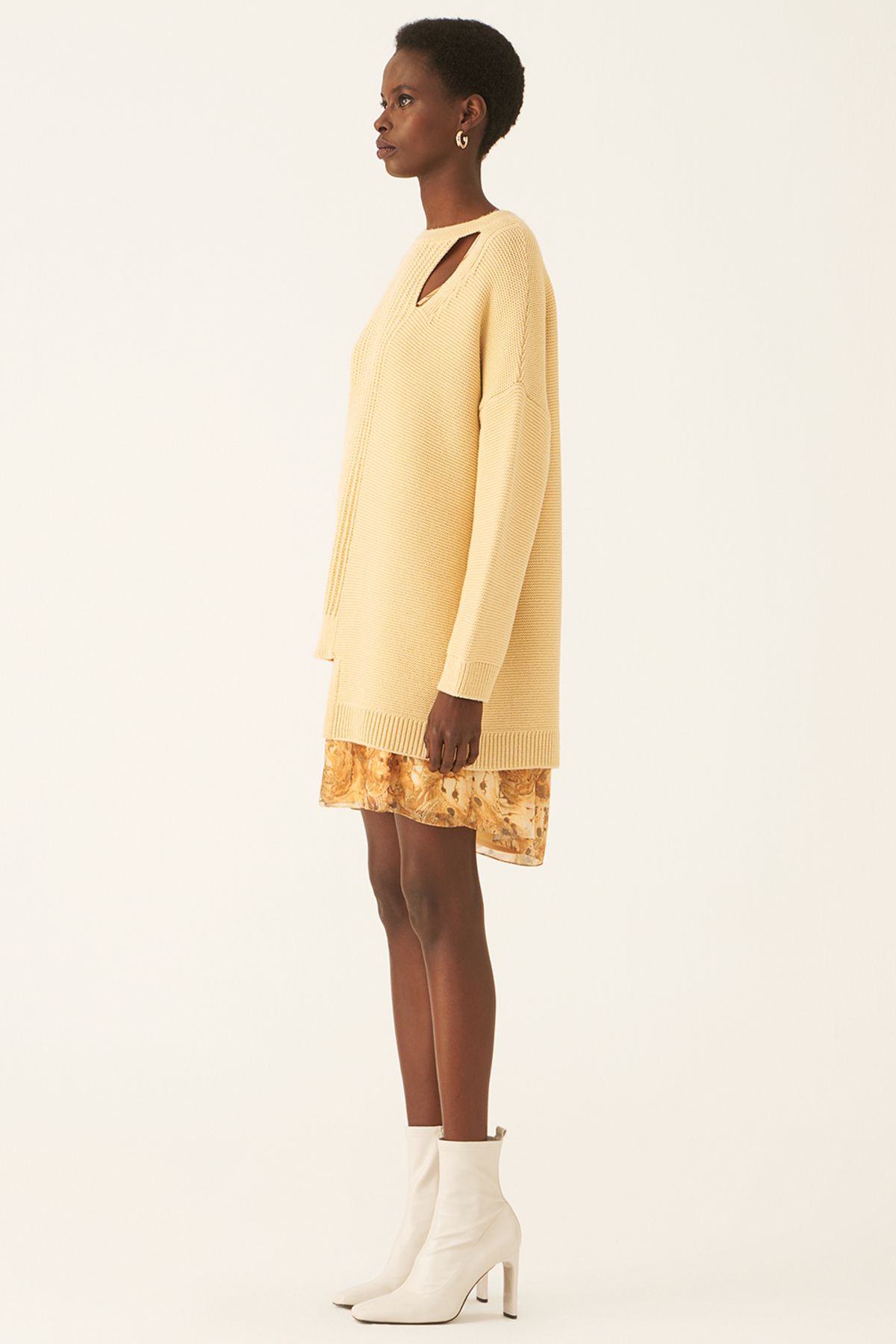 Knitwear top dress zara