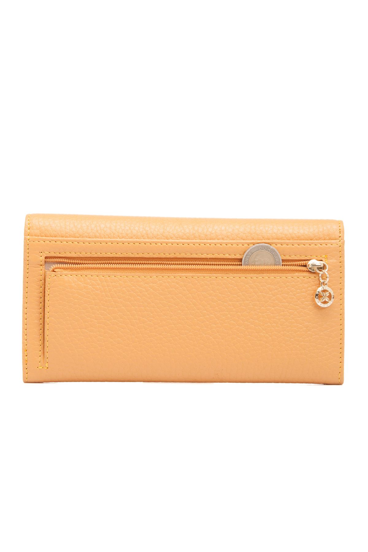 Tergan-Yellow Leather Women's Wallet 05719h28 2