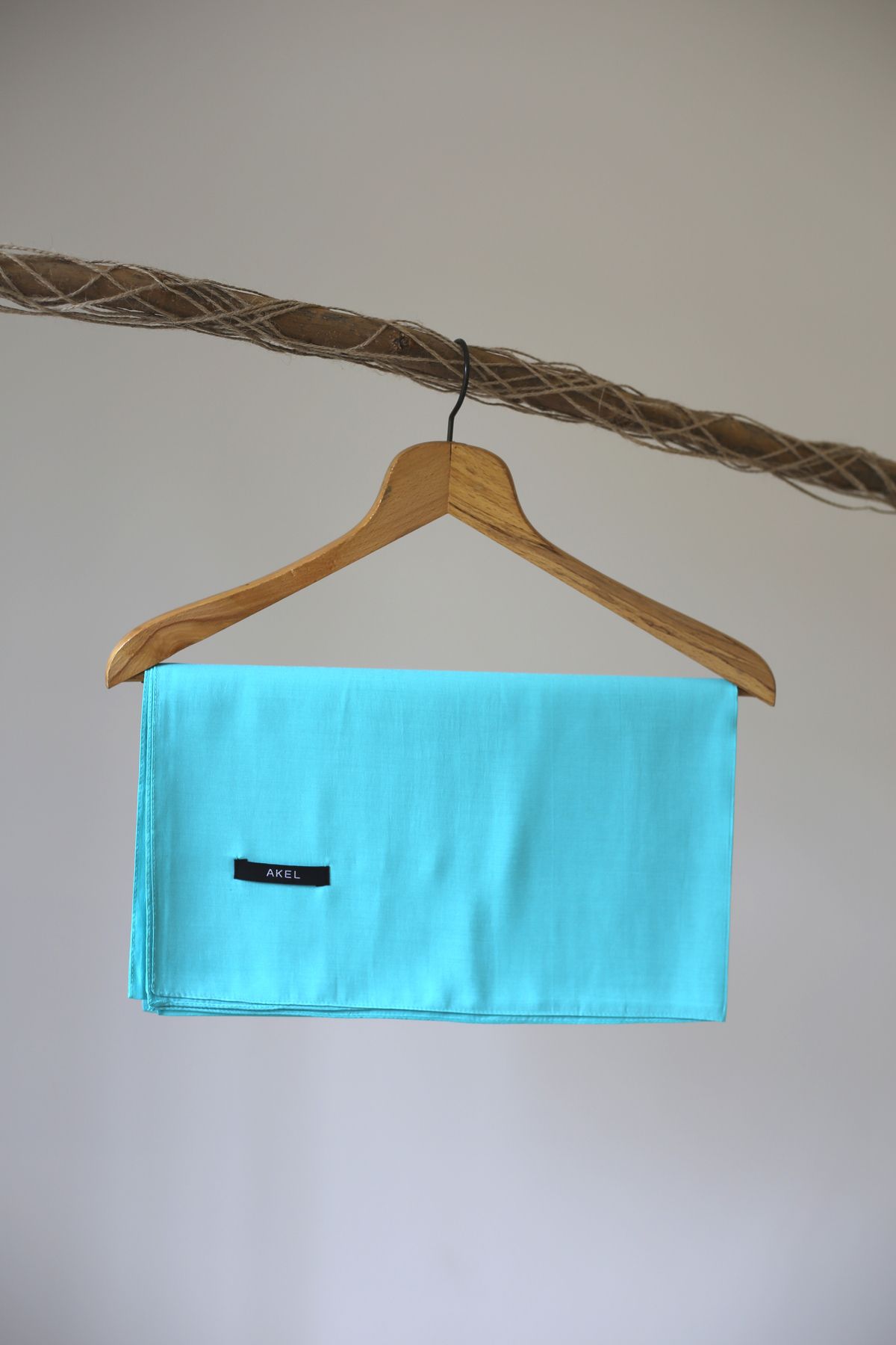 Akel-Plain Modal Polyester Shawl 80 X 185 Size 2