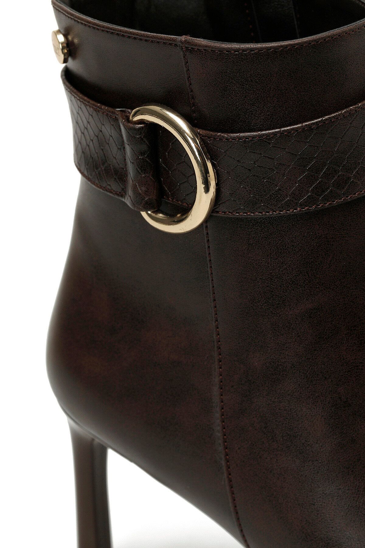 nci BLONN.Y 3PR Brown Women s Heeled Boots Trendyol