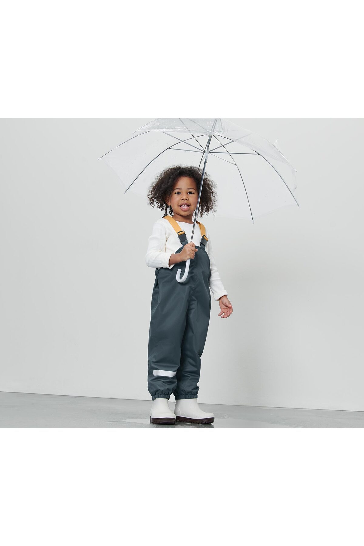 Little Kid's Thermal Rain Pants, Slate Blue