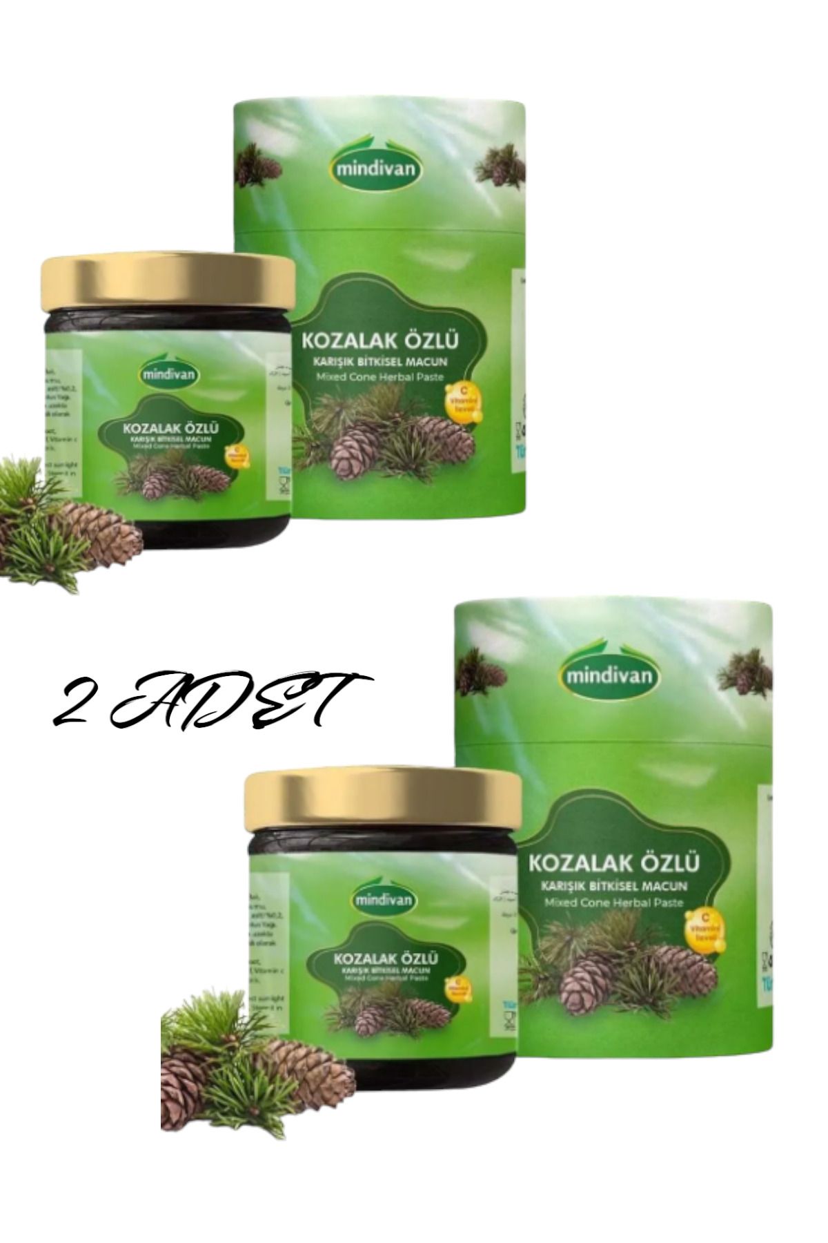 Kozalak Macunu Bitkisel Karışımlı Macun 240 g