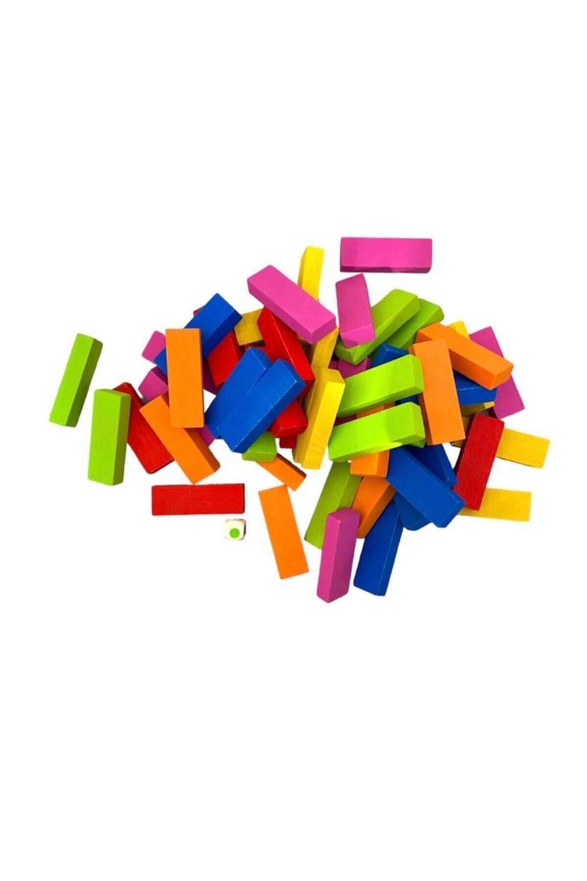 Silya Renkli Jenga Zarı At Çekeceğin Rengi Belirle fotoğrafı 5 (önizleme)