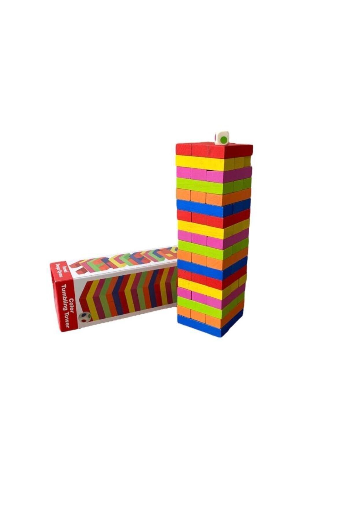 Silya Renkli Jenga Zarı At Çekeceğin Rengi Belirle fotoğrafı 6 (önizleme)