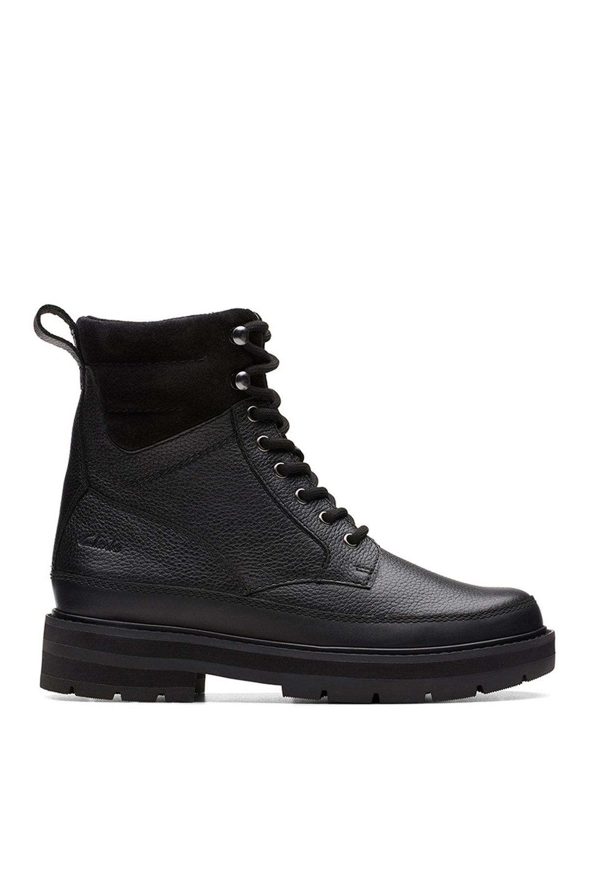 چکمه و بوت مشکی دخترانه بچگانه چرم سیاه دختر پوتین praguestyle K. CLARKS