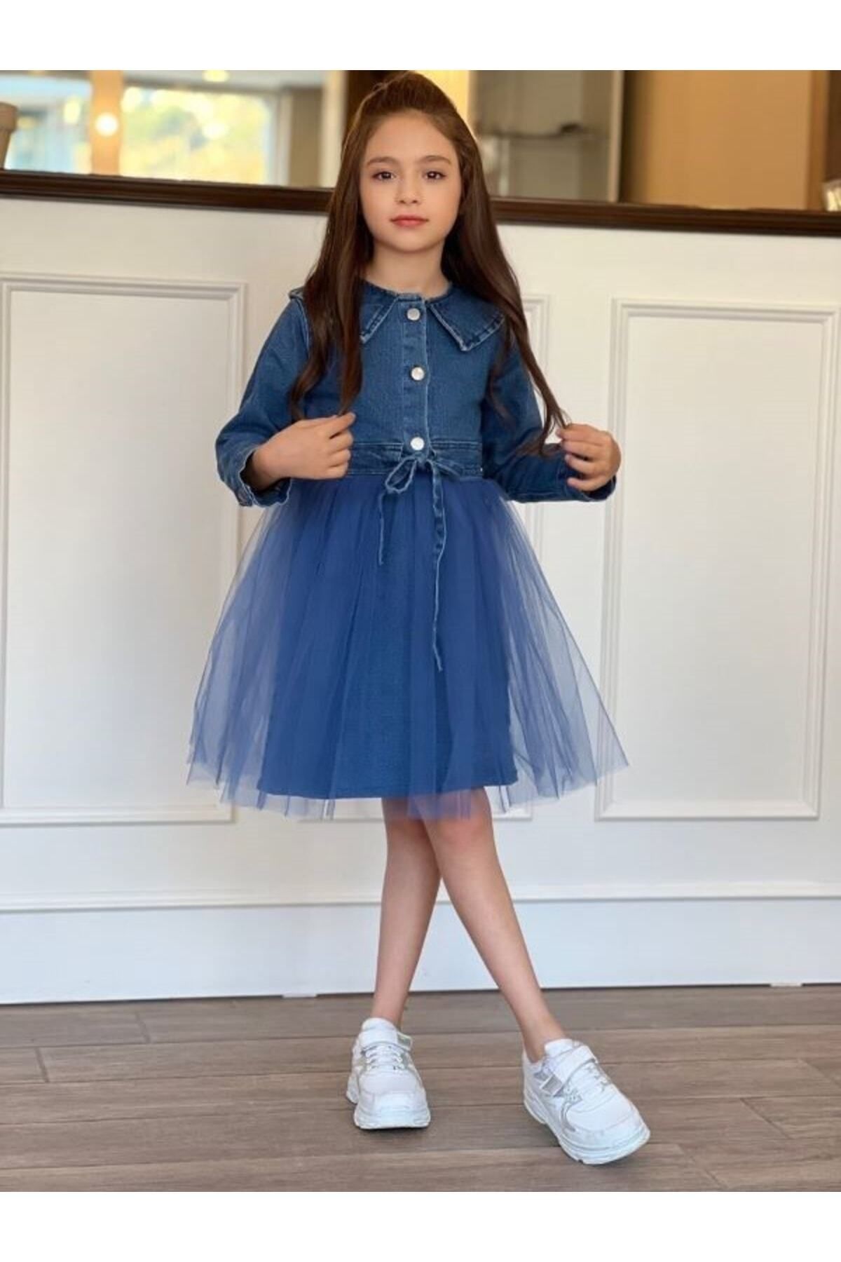 Denim frock deals for kids