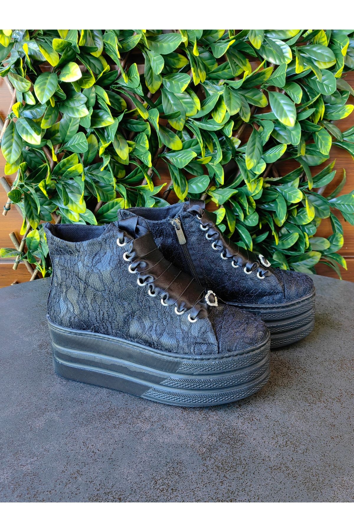 Ayakkabı Tutkusu Stilo Pantofi De Seara Sport Din Dantela Neagra Pantofi De Rochie De Seara Pantofi Sport Din Dantela Pentru Rochie Femeie - 39