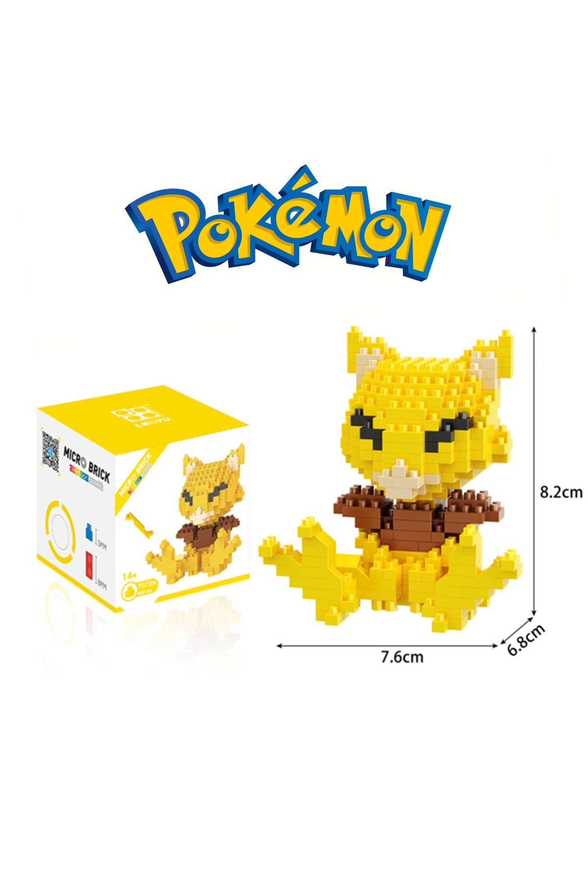 ThreeMB Toys-Pokemon 3Part Block Puzzle Abra 2