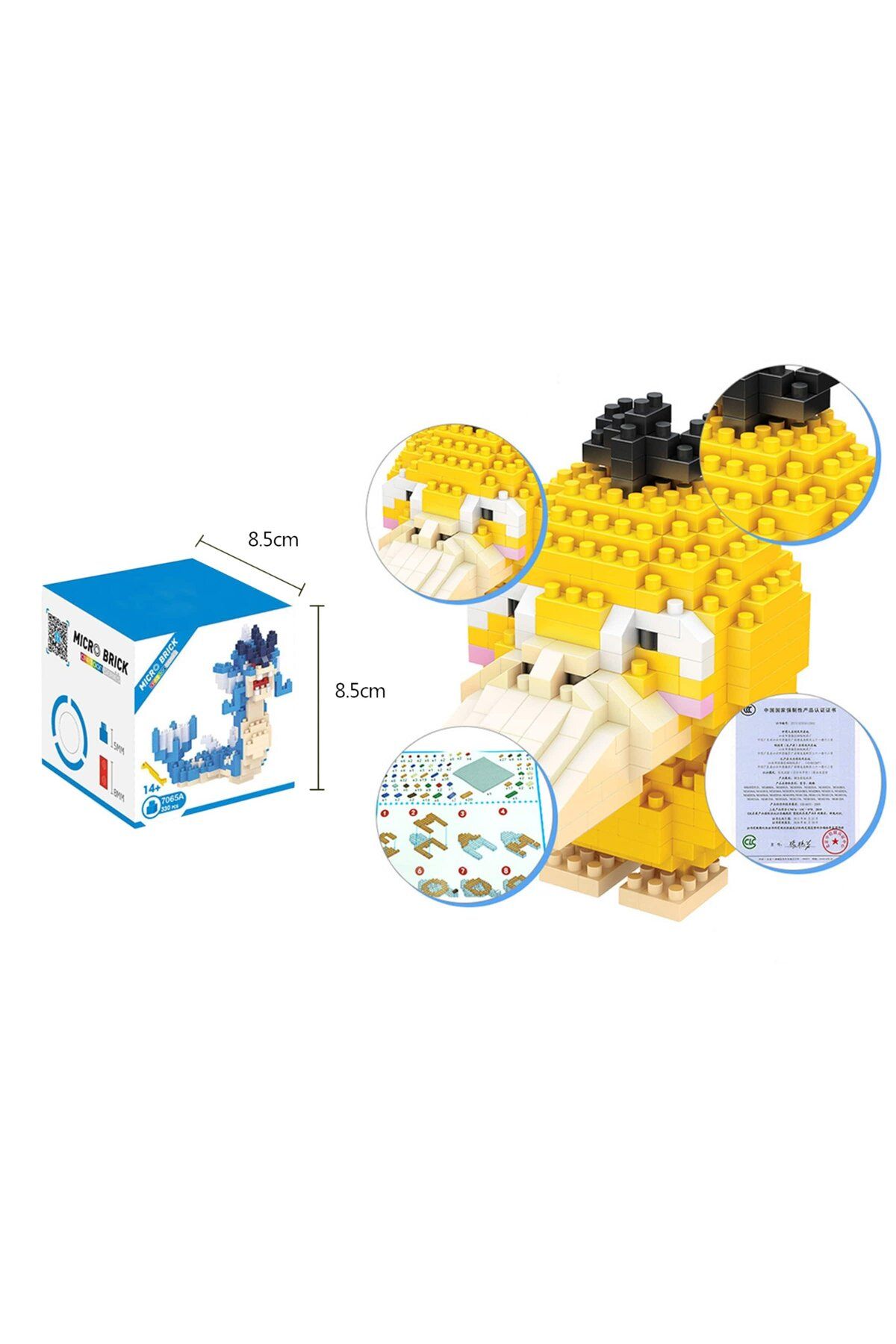 ThreeMB Toys-Pokemon 3Part Block Puzzle Abra 3