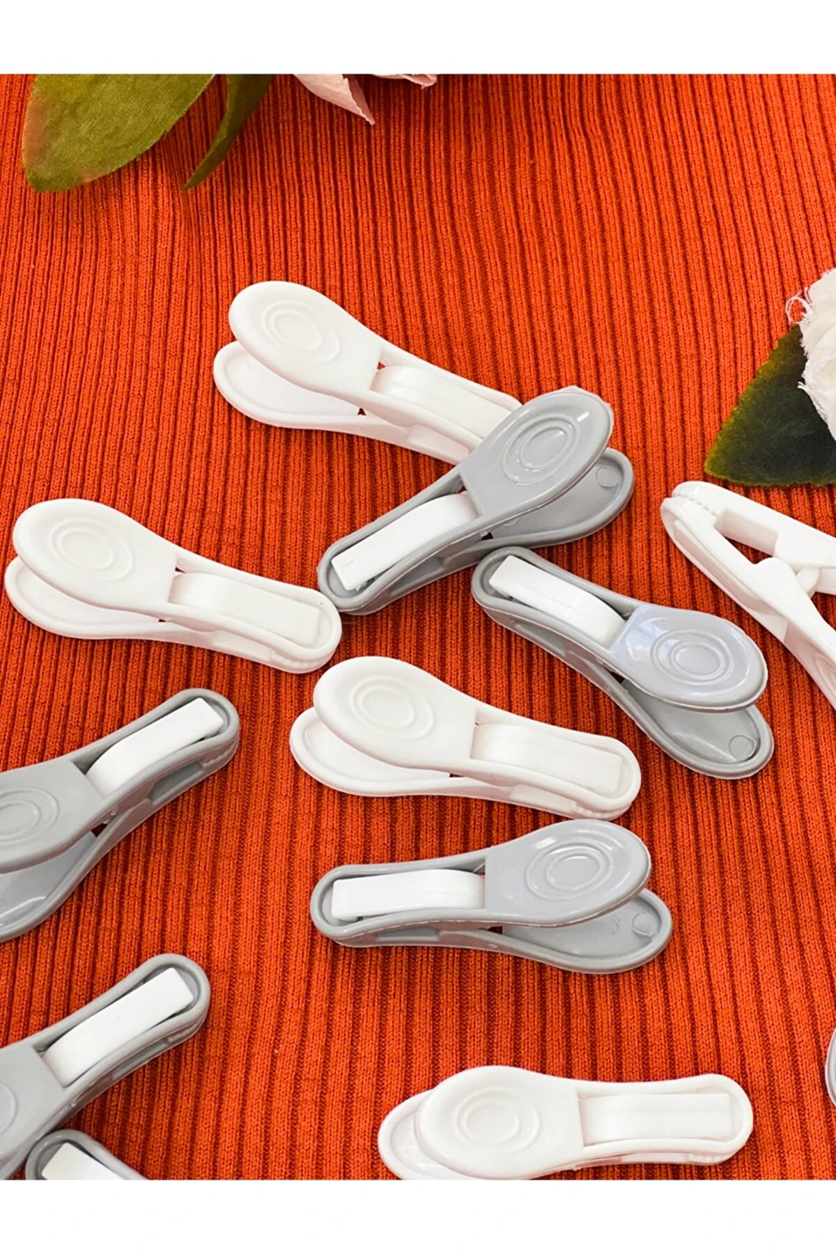 Yaren Style 48 Adet Preminyum Iz Yapmaz Kırılmaz Paslanmaz Yaysız Çamaşır Mandalı Güçlü Tutuş Iz Yapmaz