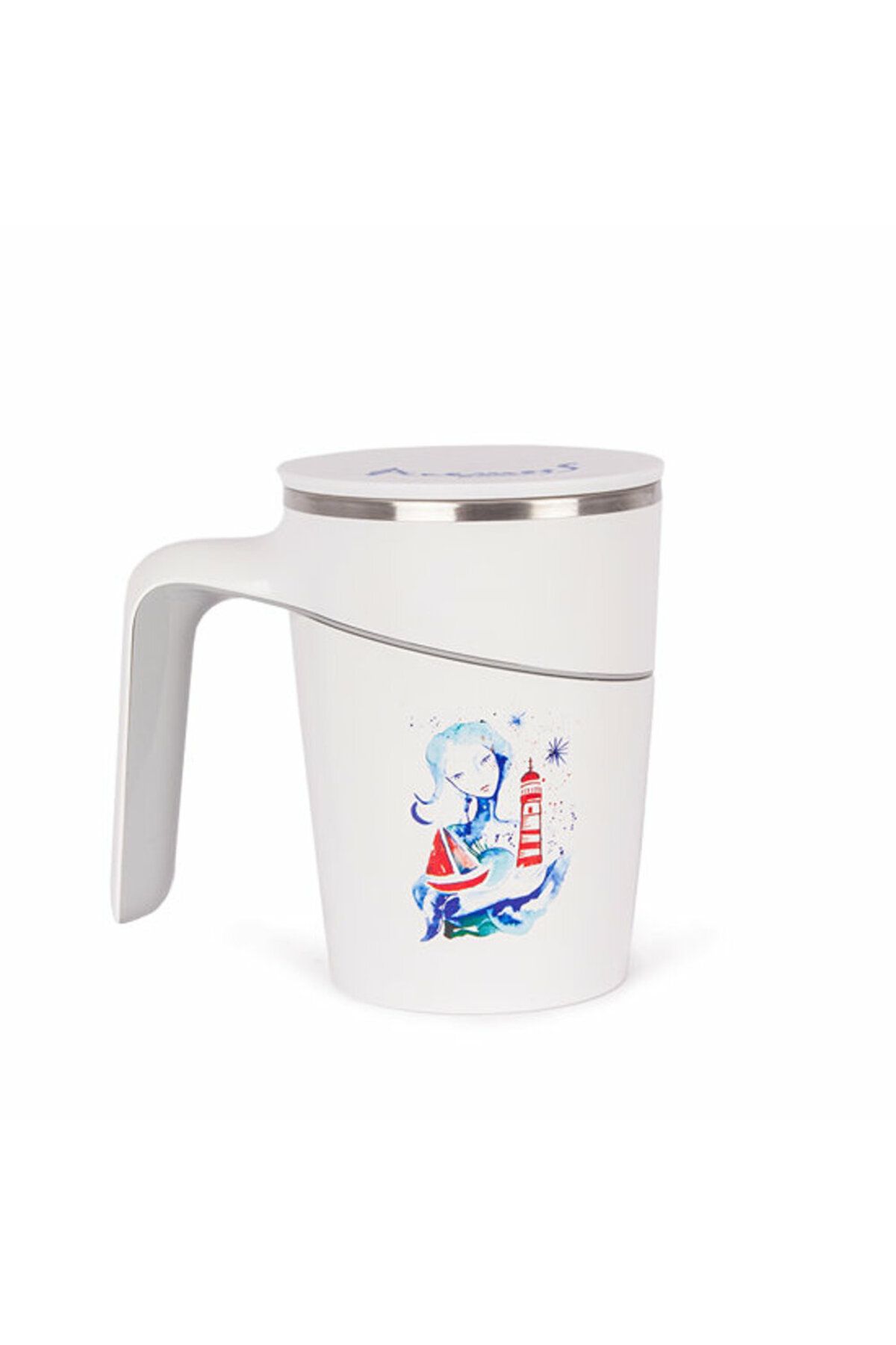 ANEMOSS-Lantern Girl - Non-Tipping Mug 1