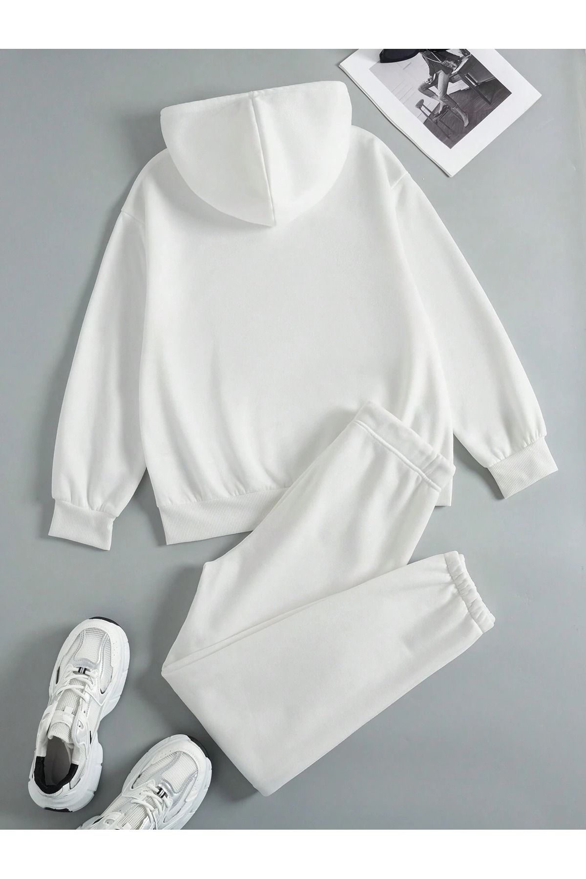 White tracksuit top best sale