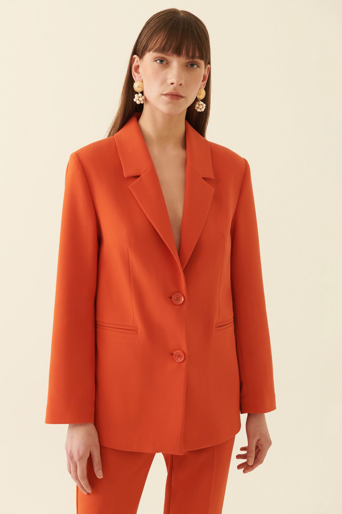 Coral top colour jacket