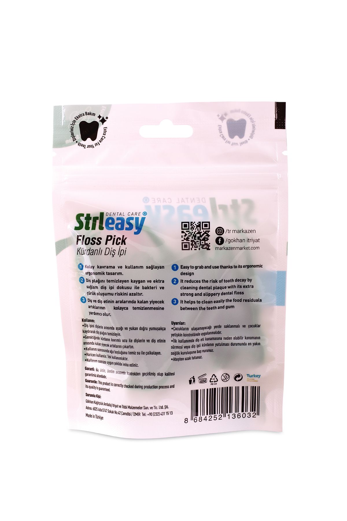 Strl Easy-STRLEASY SHORN TOOTH ROPE (FLOSS PICKS) 32 PACK 2