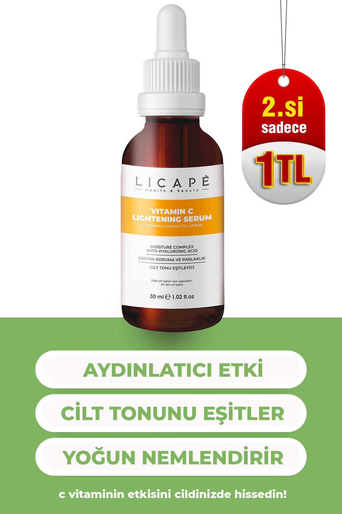 Licape C Vitaminli Aydınlatıcı Serum 30ml