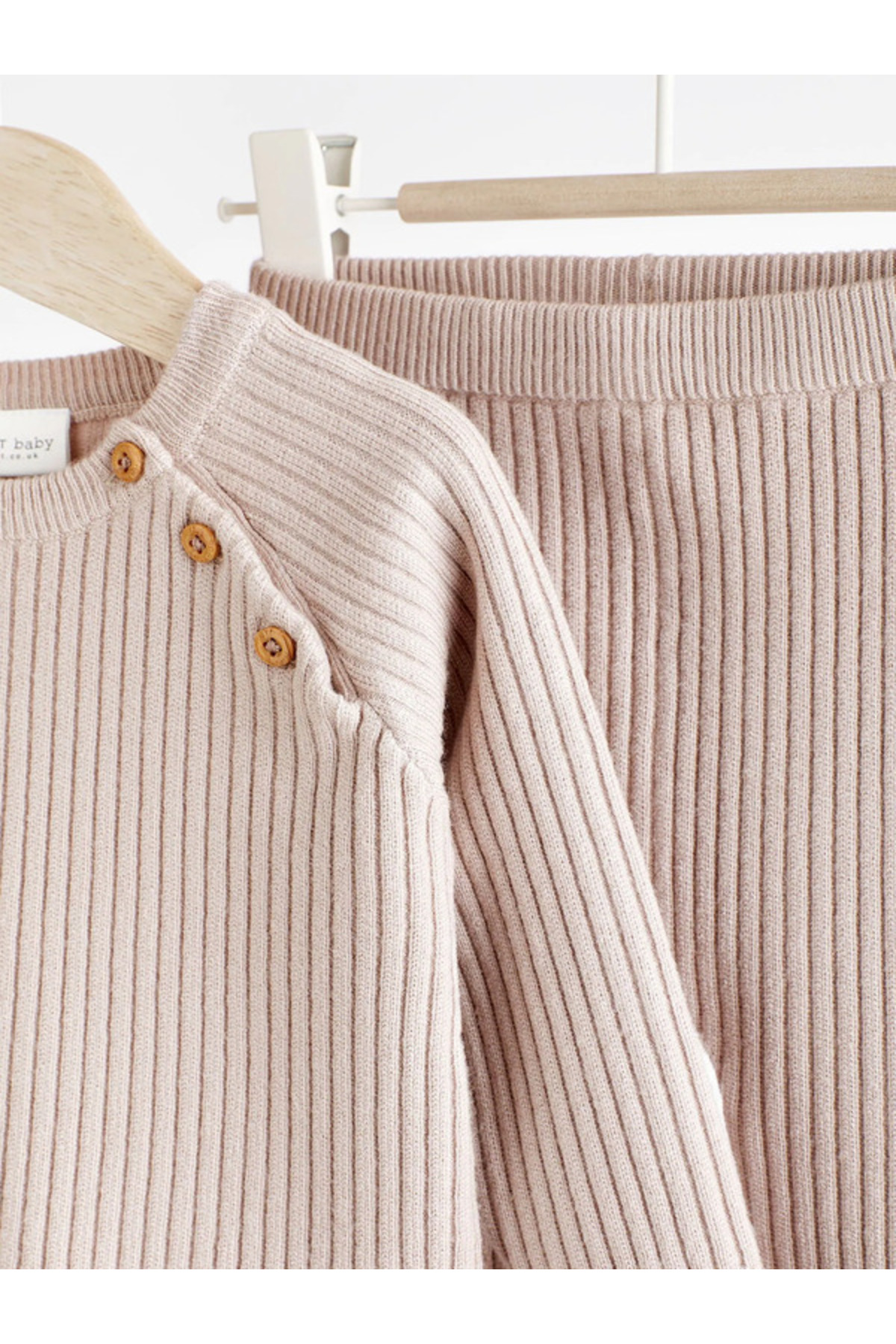 ست بافت نوزادی موکا قهوه‌ای Next Baby یونیسکس ALY00325