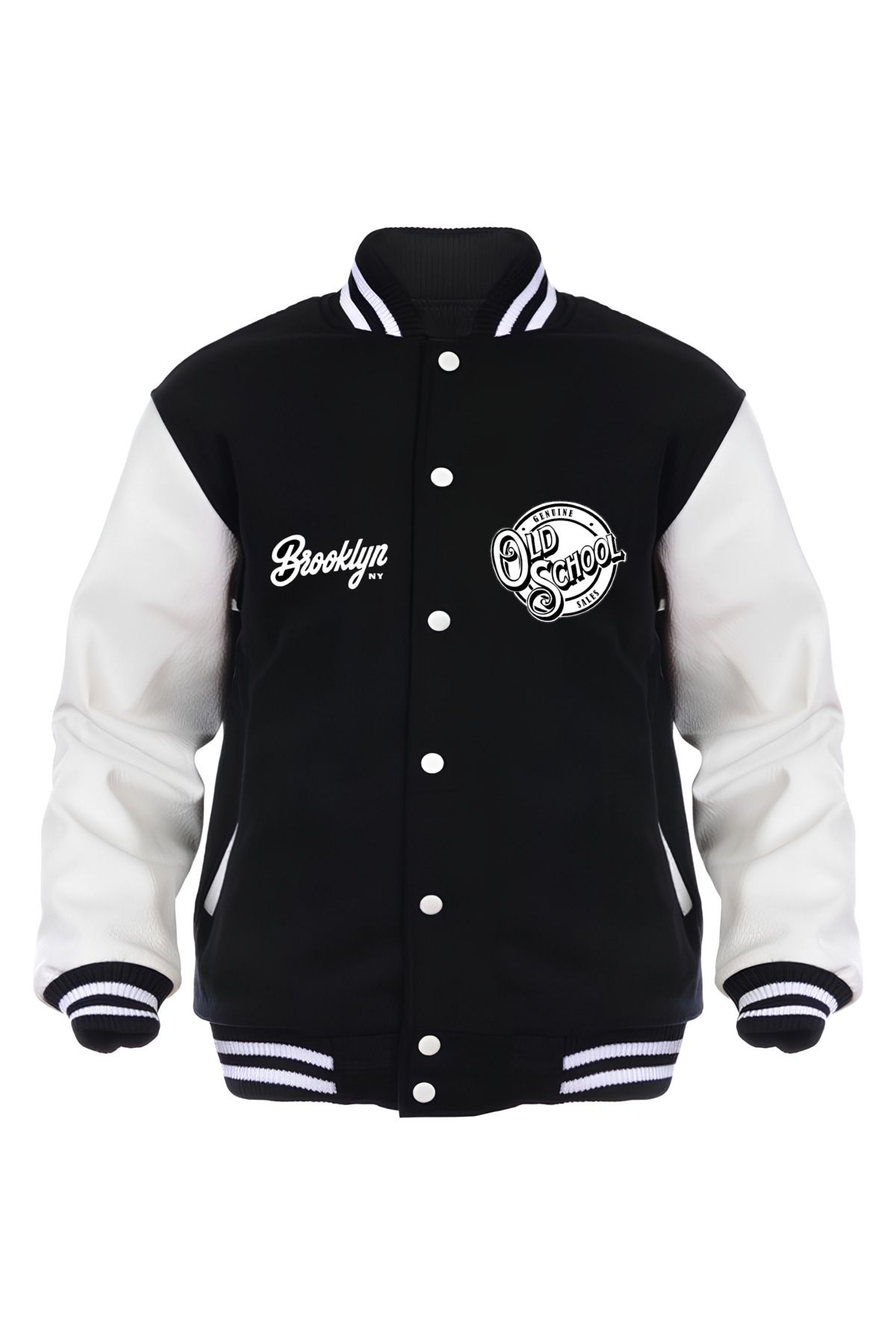 Edizen-Double Sided Printed Observe 2024 Oversize Premium College Jacket 100% Cotton 5