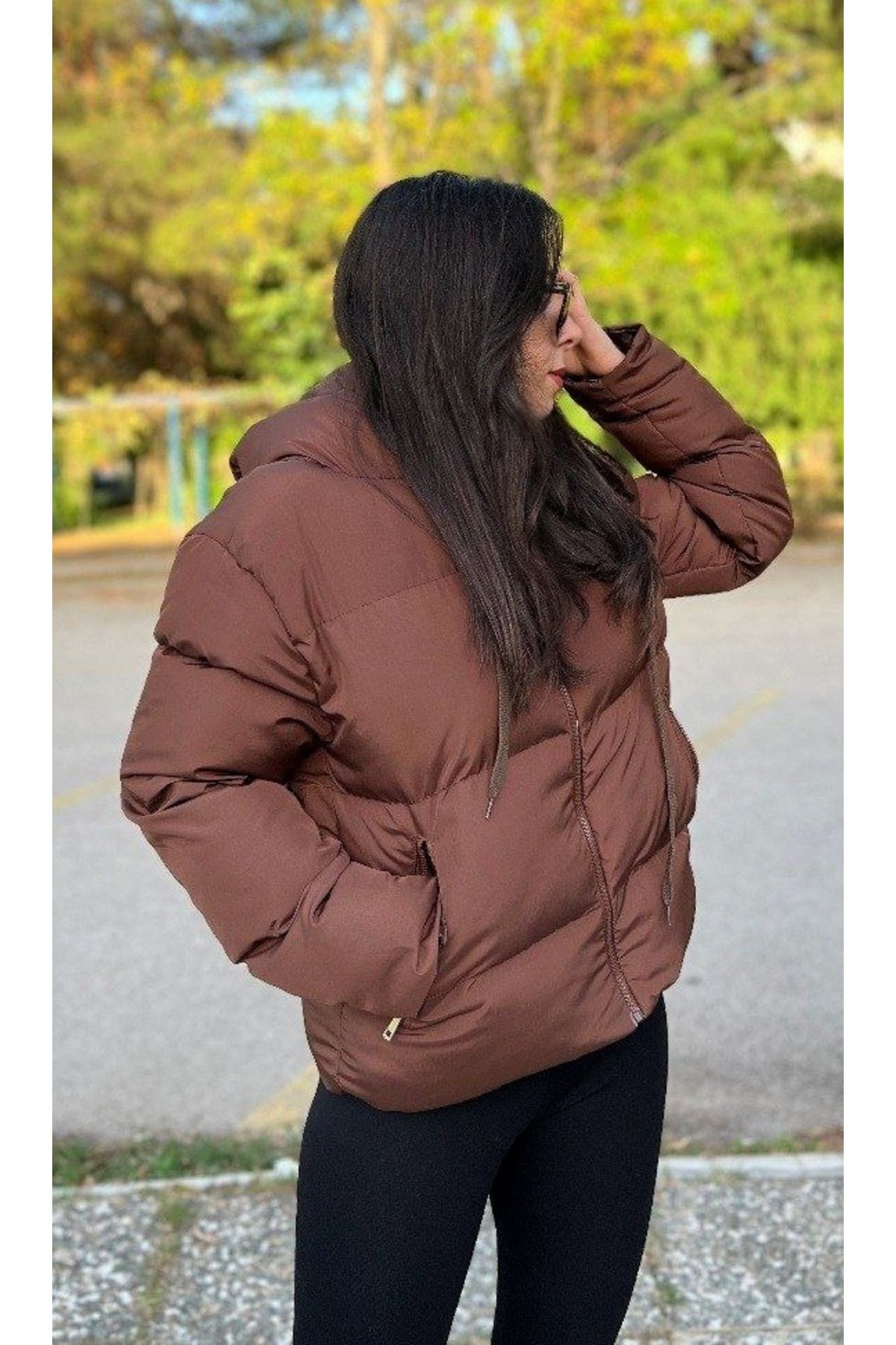 Hujoin Women's Crop Short Jacket Cropped Puffer Fashion Jackets for Women  Warm Winter Lightweight Coat