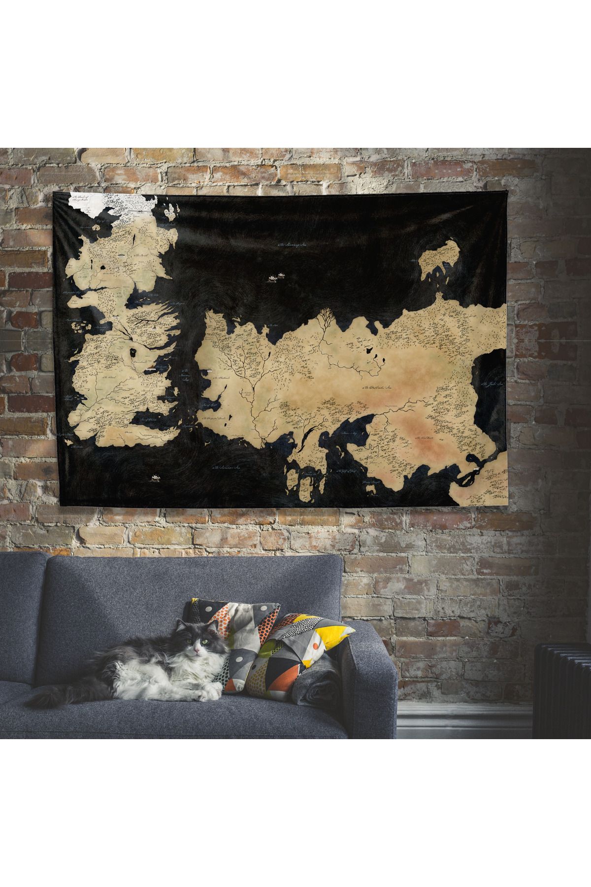 The Lucid Lab-Game Of Thrones Map Wall Cover - 100 Cm X 135 Cm 3