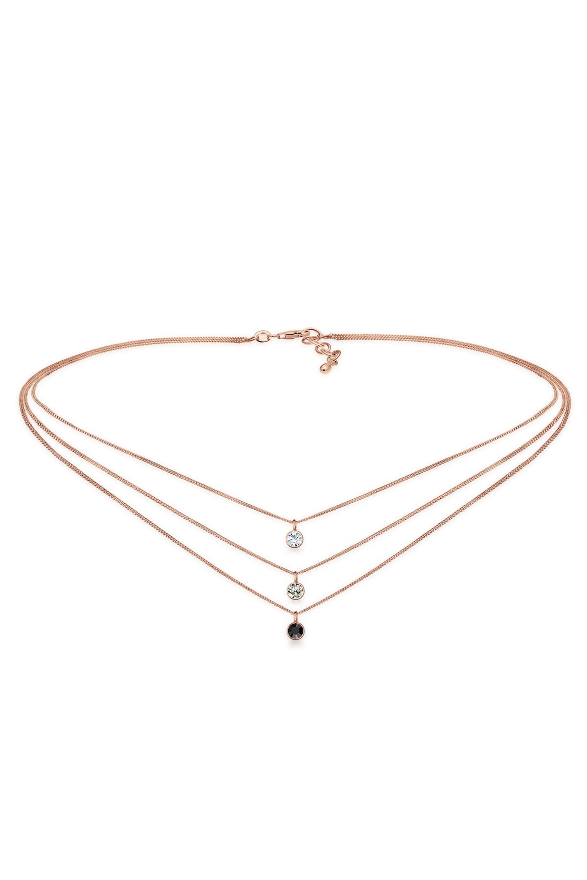 ELLI-Halskette Gerdanlık Kristal 925 Gümüş 1