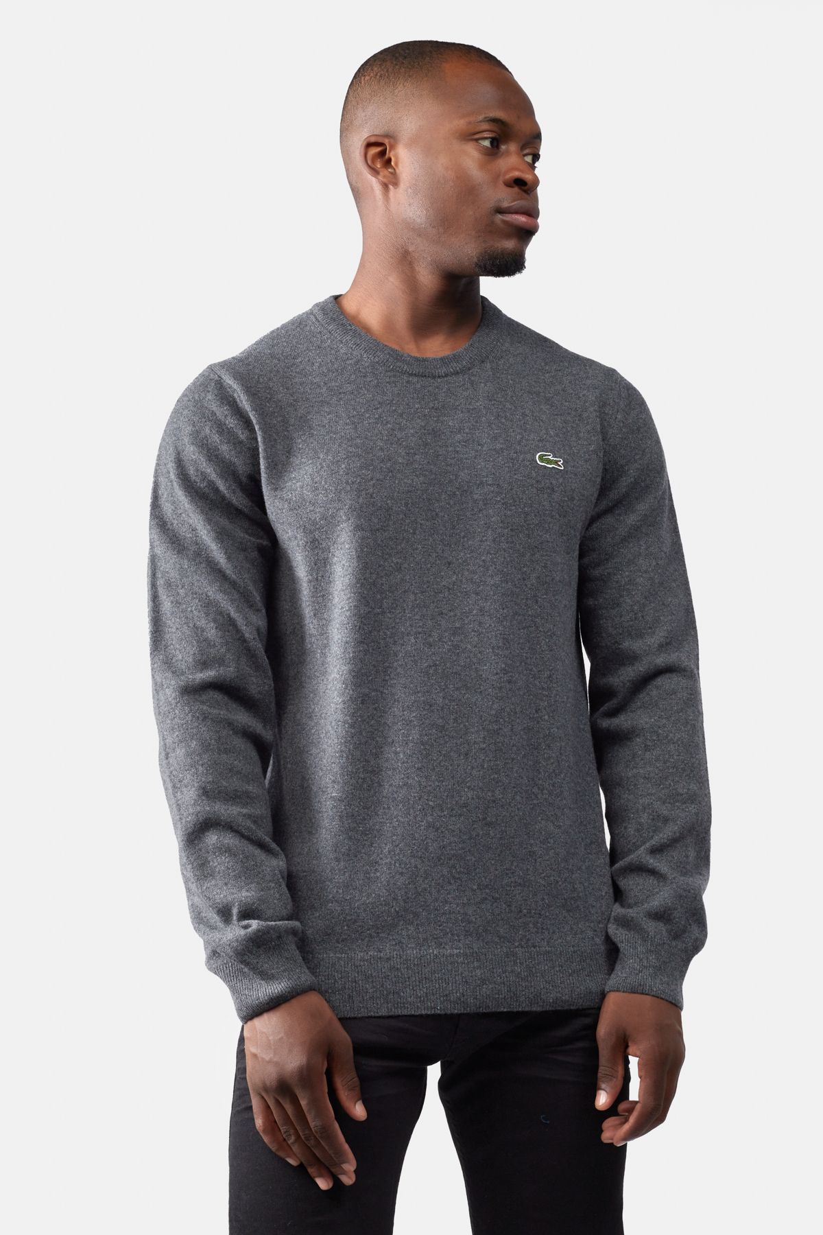 Mens grey sale lacoste jumper