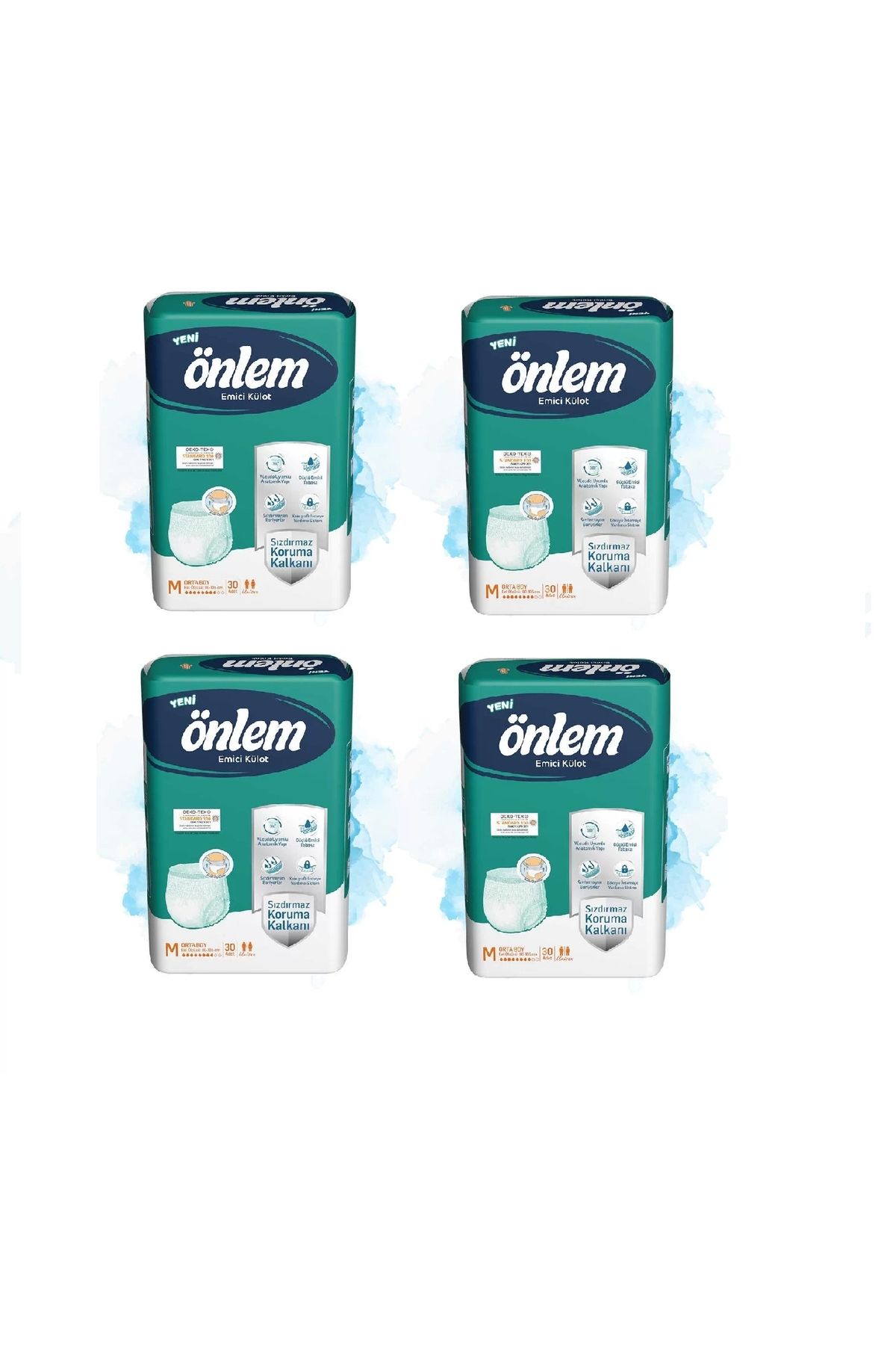 ÖNLEM Yetişkin Emici Külot Bezi Orta Boy ( Medium ) 30 Adet X 4 Paket