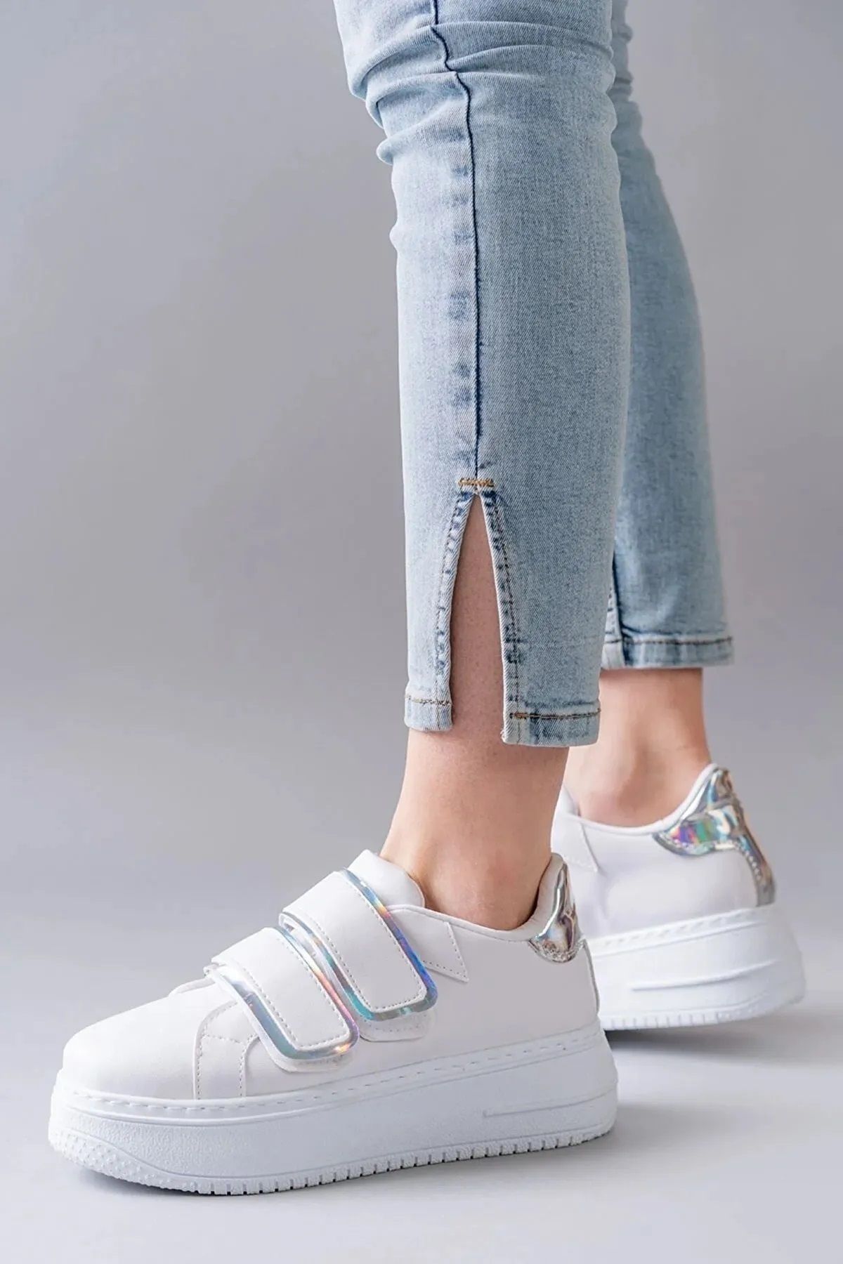 Scarpe Butik Inter Thick Sole Double Velcro Sports Shoe Sneaker