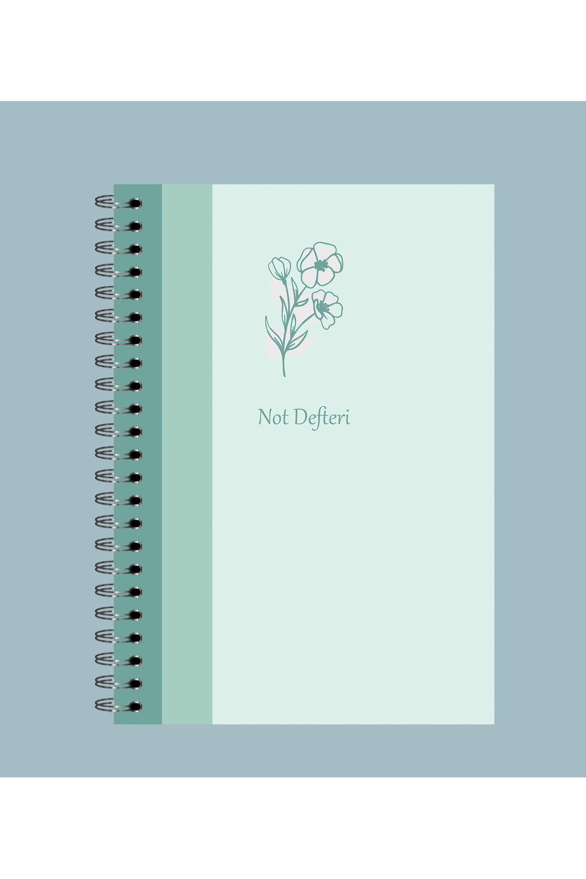 pixelpare-A5 (15x21) Spiral School Notebook 80 sheets Set of 4 - Unlined with white pages 3