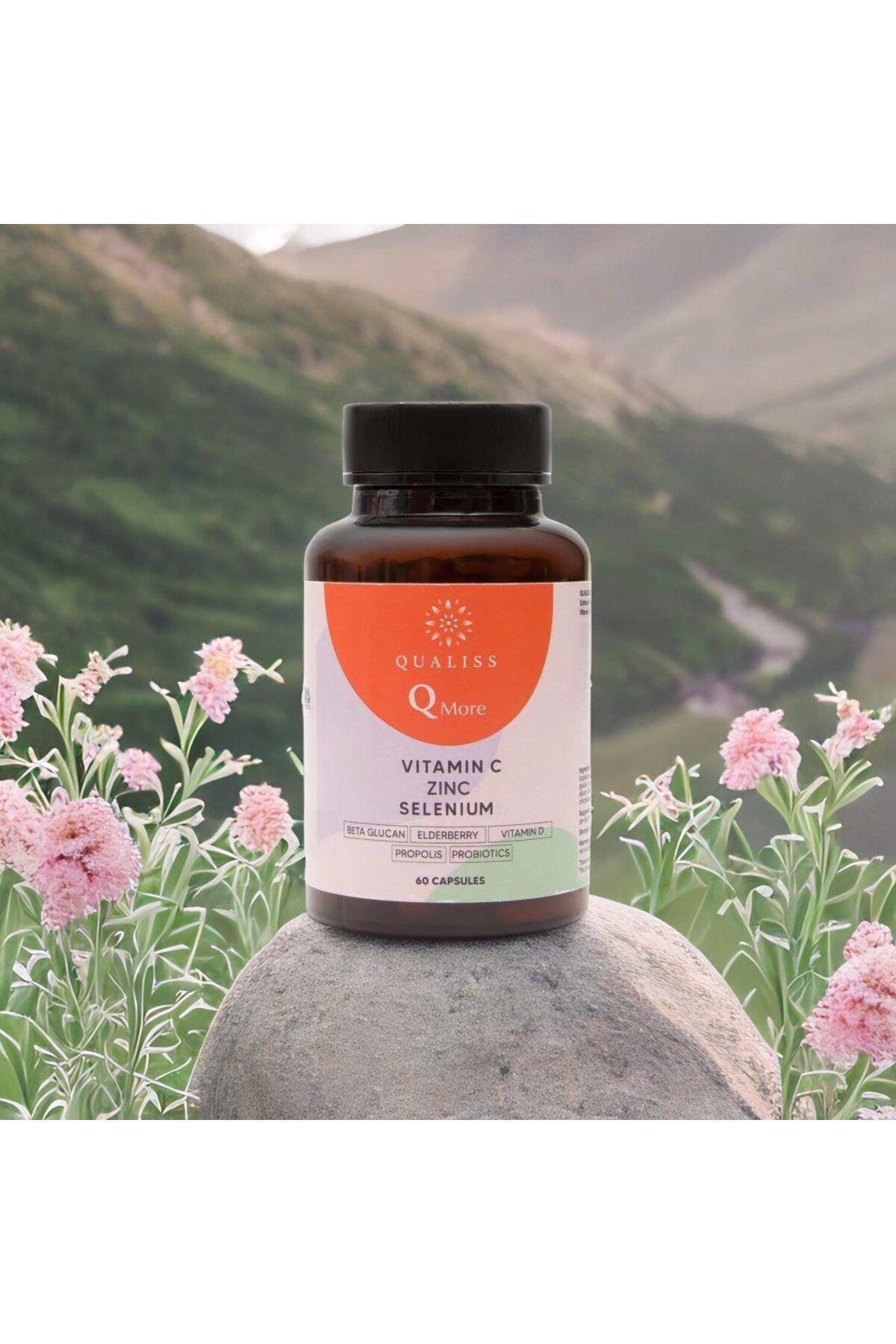 Qualiss-Q More 60 Capsules - Vitamin C, Propolis, Probiotic, Zinc and Selenium Supplement 2