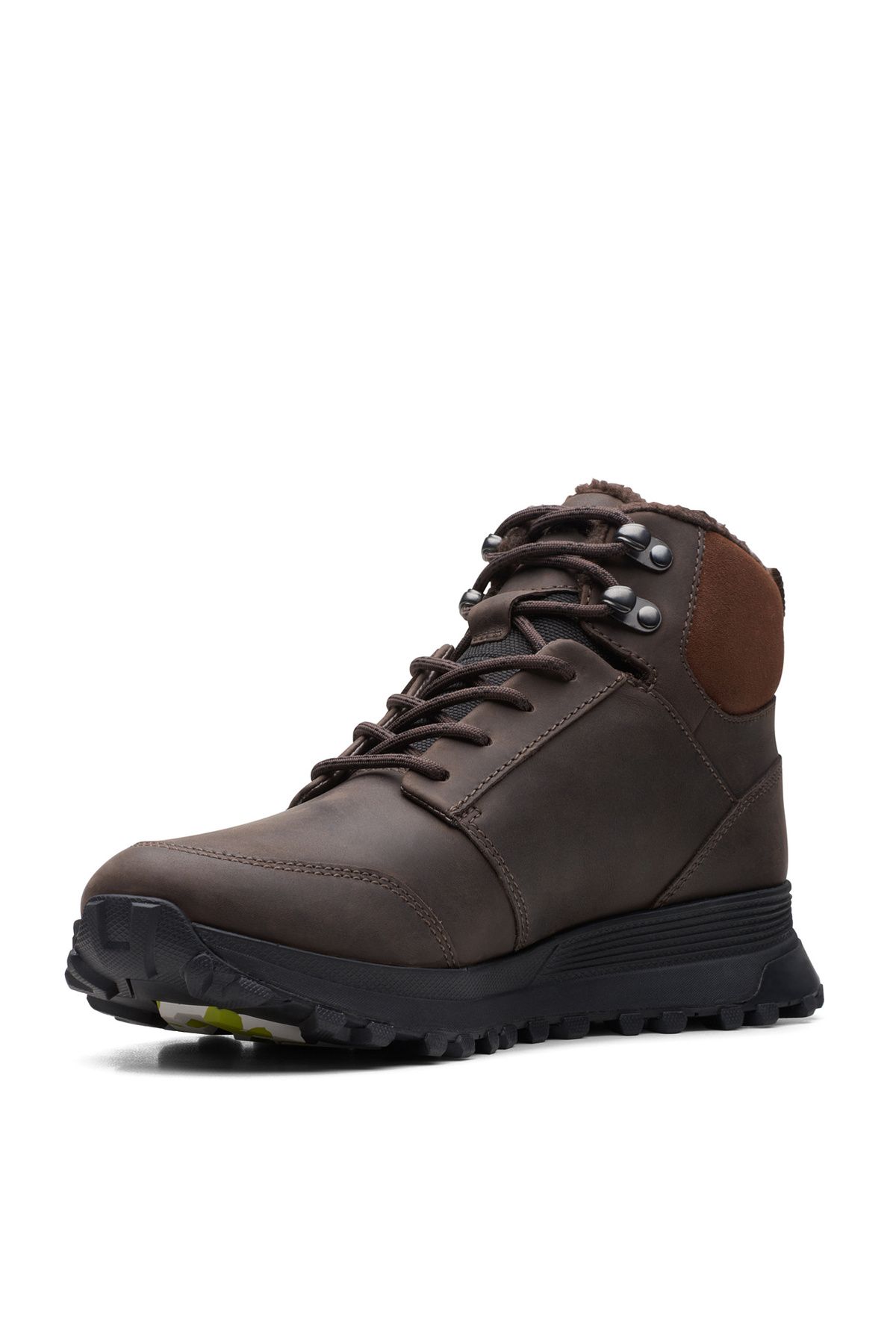 چکمه و بوت چند رنگ مردانه پوتین ضد آب چرم قهوه Atl Trek Up WP CLARKS