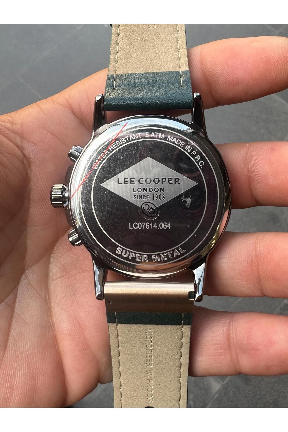 Lee Cooper Watch Green Plain