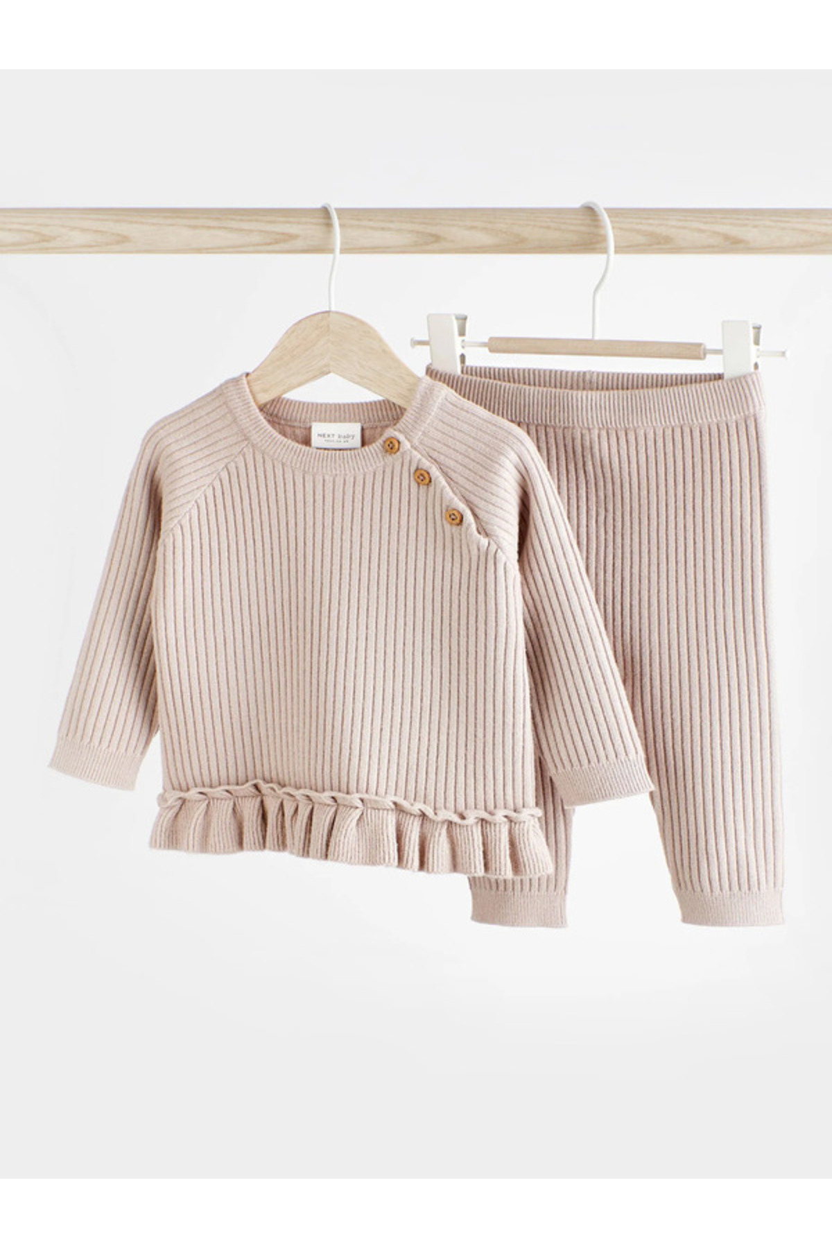 ست بافت نوزادی موکا قهوه‌ای Next Baby یونیسکس ALY00325