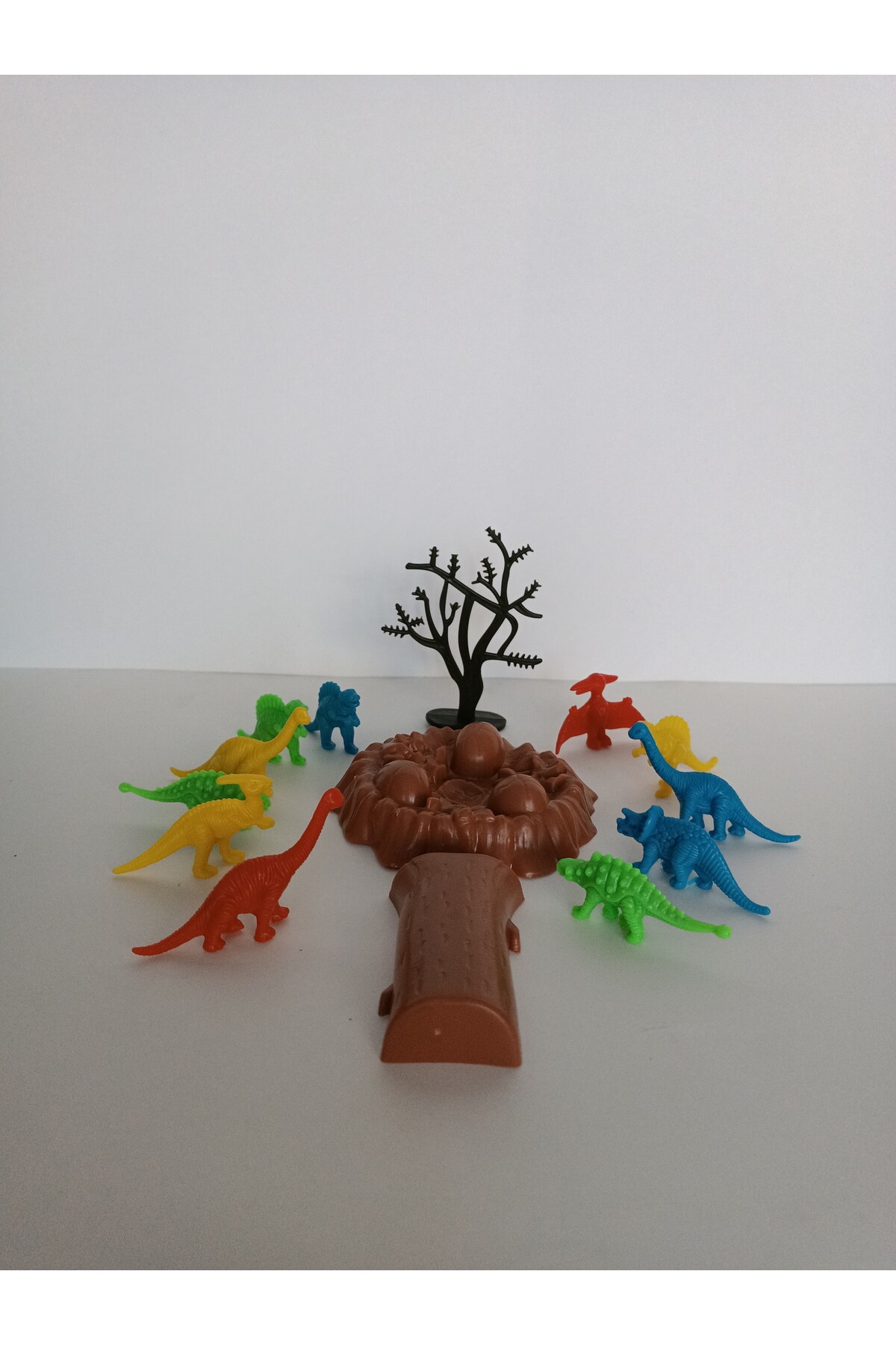 Oyuncak Dinazor Hayvanları Seti 14 Parça Küçük Boy - Dinozor Dünyası Oyuncak Seti 14 Parça Kartelada 2