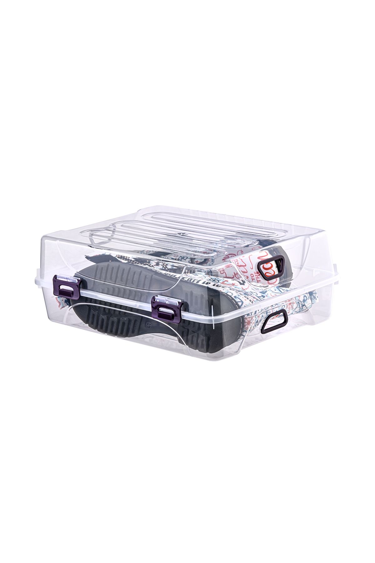 ALP HOME-5-Piece Transparent Boots and Storage Box with Breather Feature 2