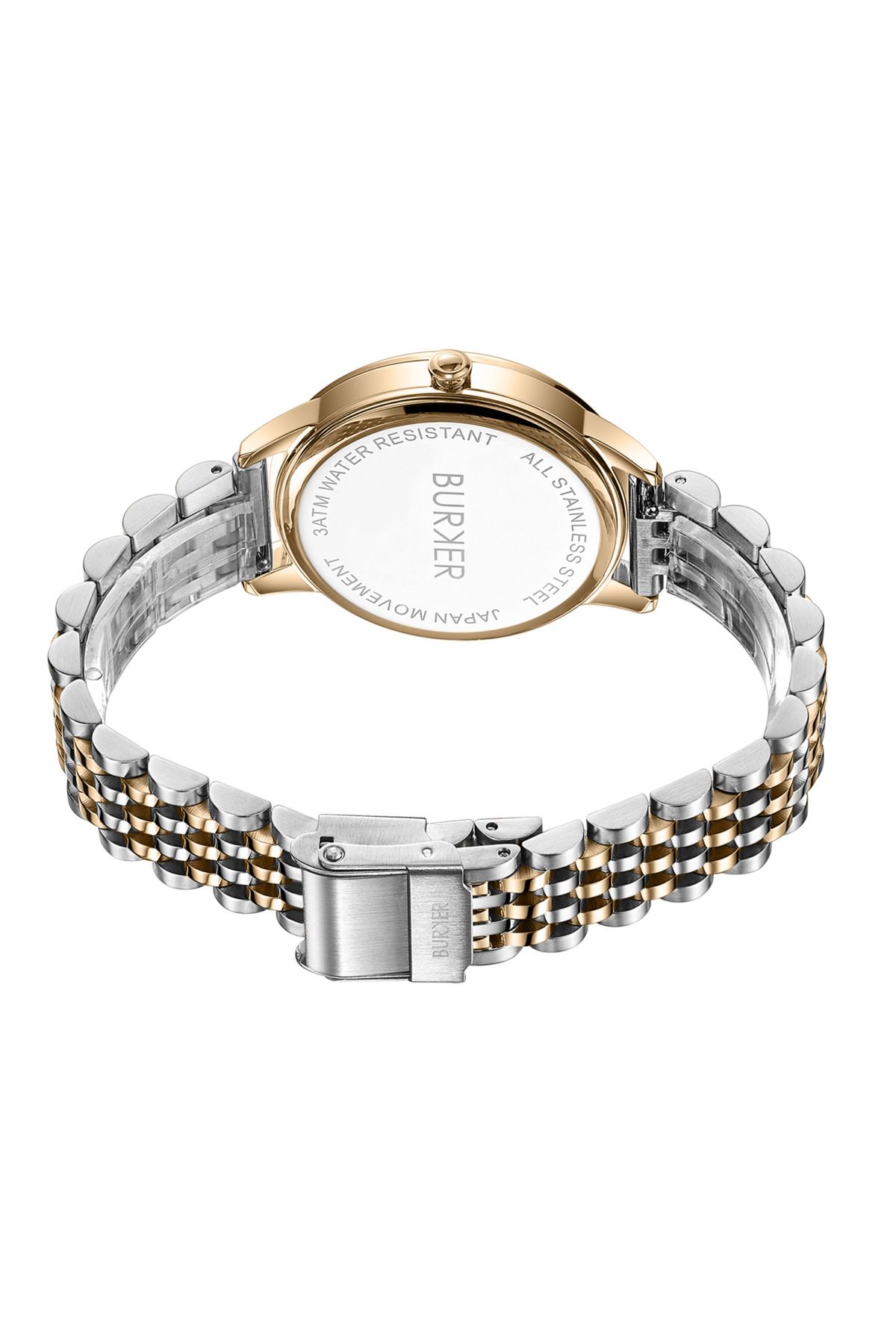 Burker-Uhren Damenuhr Emily Gold Silber 3