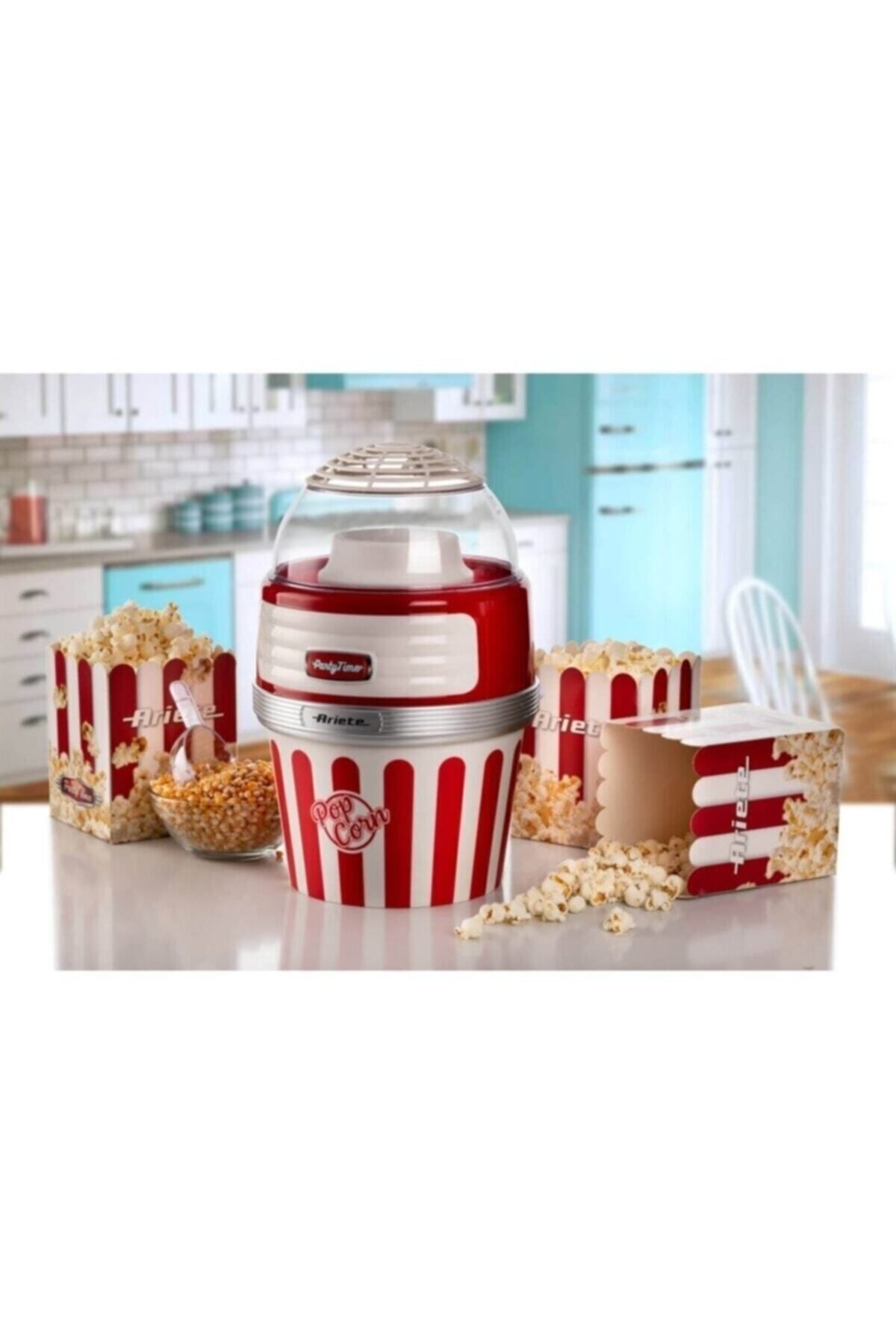 Red popcorn machine, Pop Corn Maker, Party Time