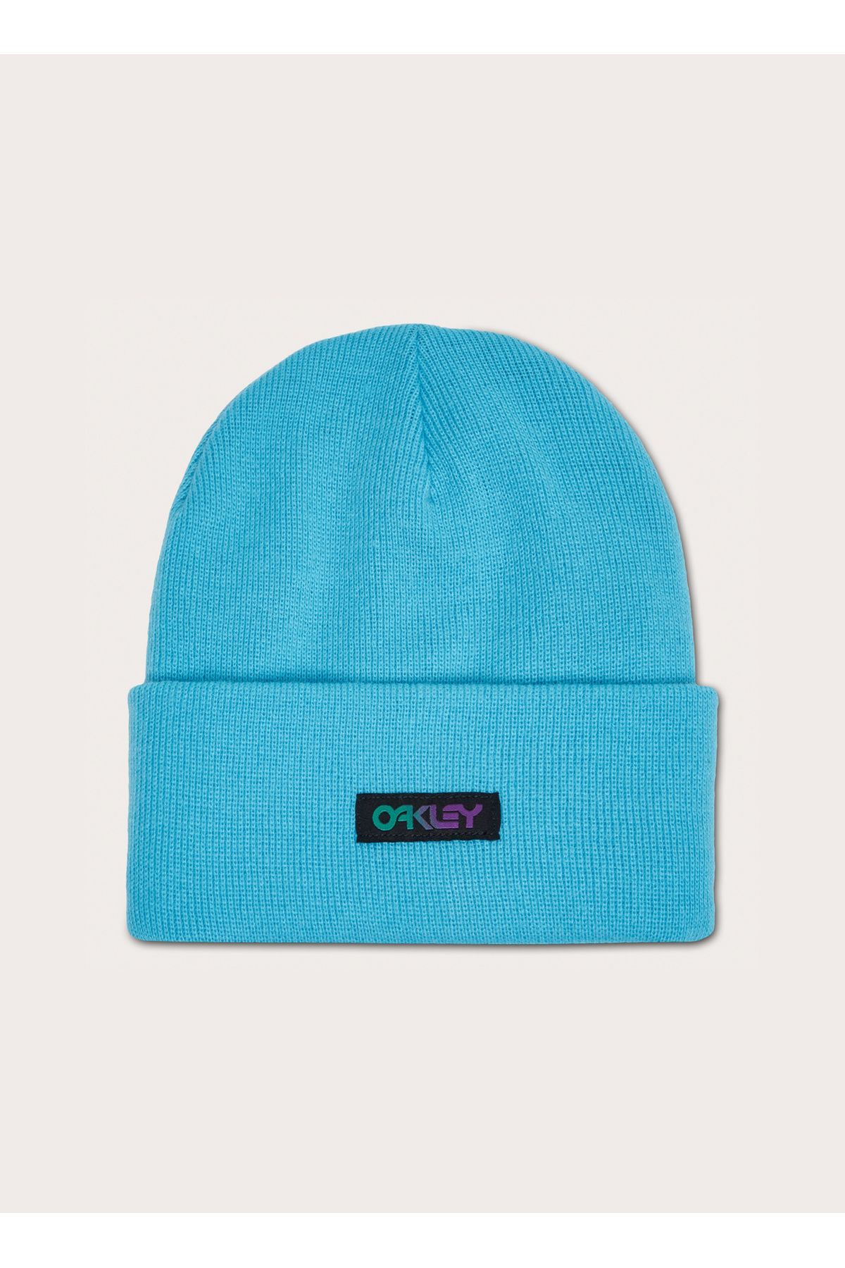 کلاه مردانه آبی FOS900707 B1B GRADIDENT PATCH BEANIE Oakley