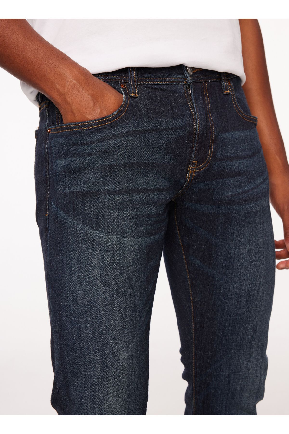شلوار جین آبی مردانه کمر نرم و باریک 6rzj13 1500 نیلی Armani Exchange