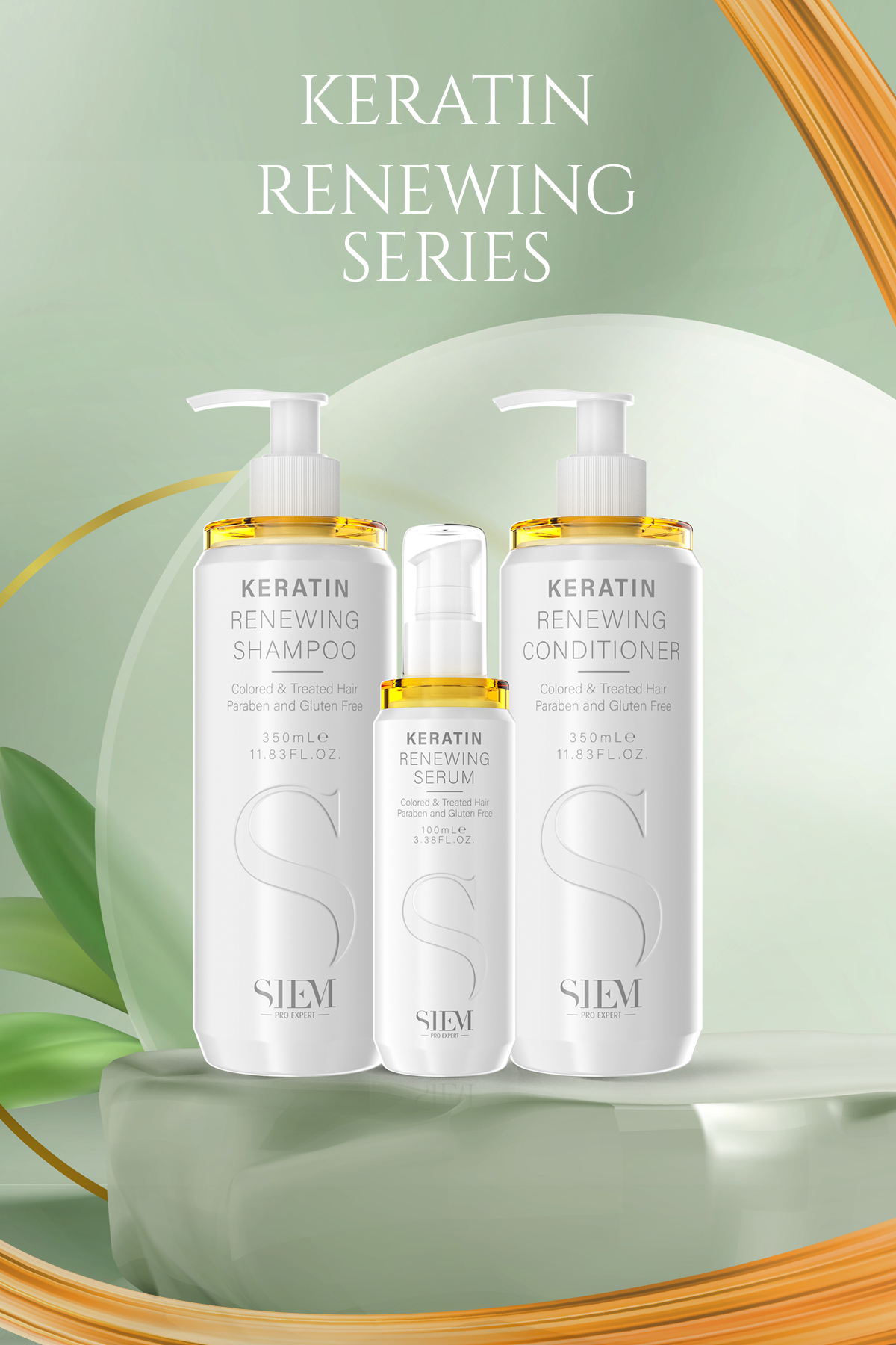 Keratin Renewing Conditioner Yenileyici Saç Kremi Boyalı ve Yıpranmış Saç Bakım Kremi 350ml — KERATINCONDITIONER — تصویر 7 از 7