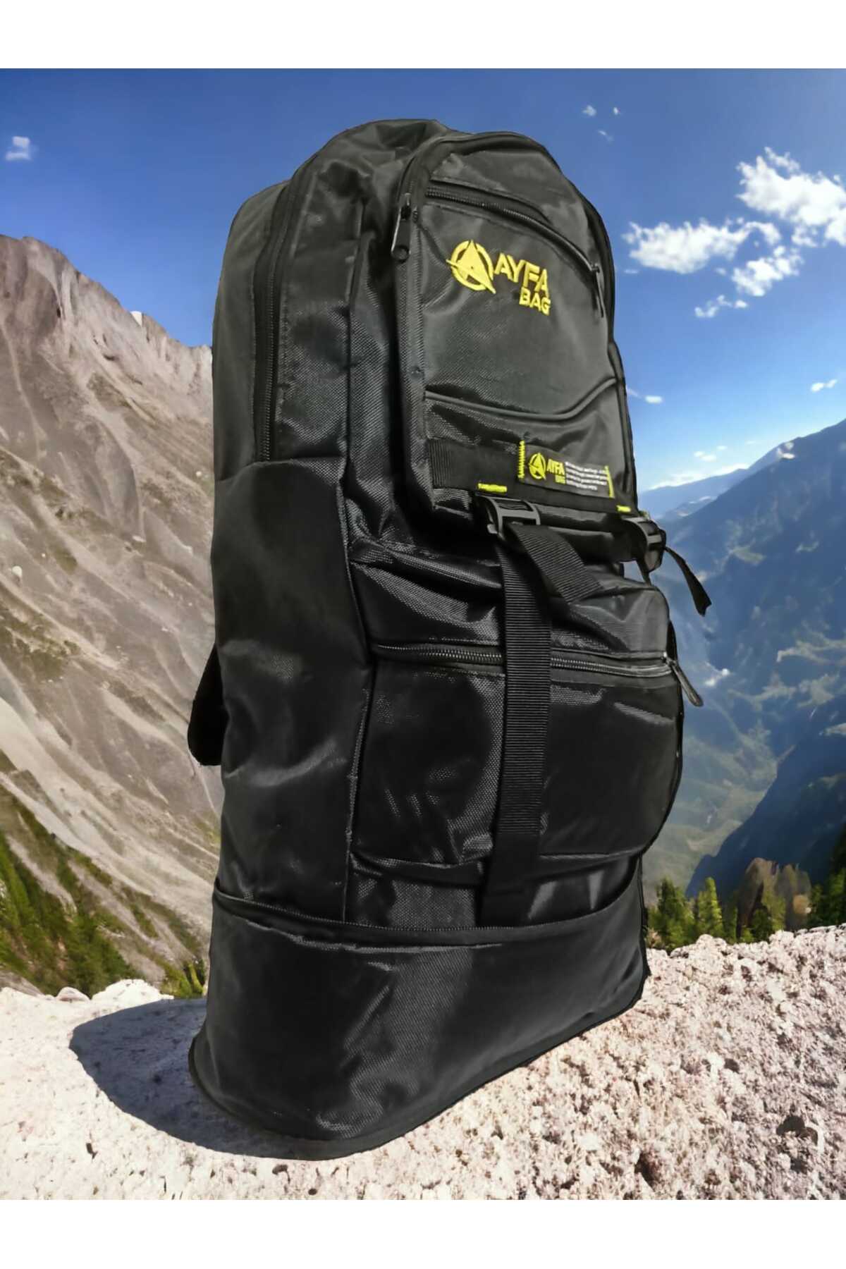 کوله پشتی زنانه مشکی bag | 190 اورجینال - تصویر 3