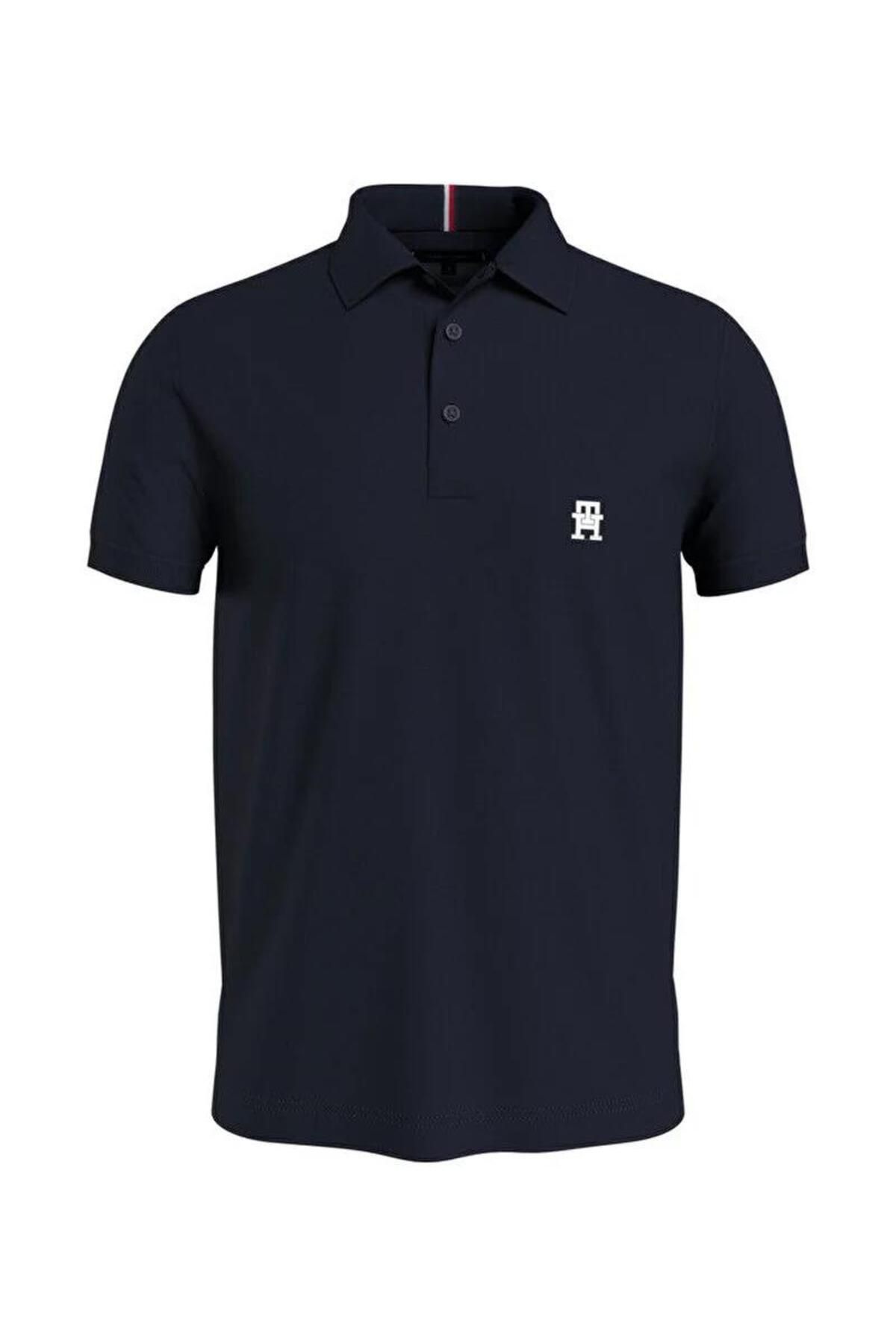 Navy blue tommy hilfiger polo best sale