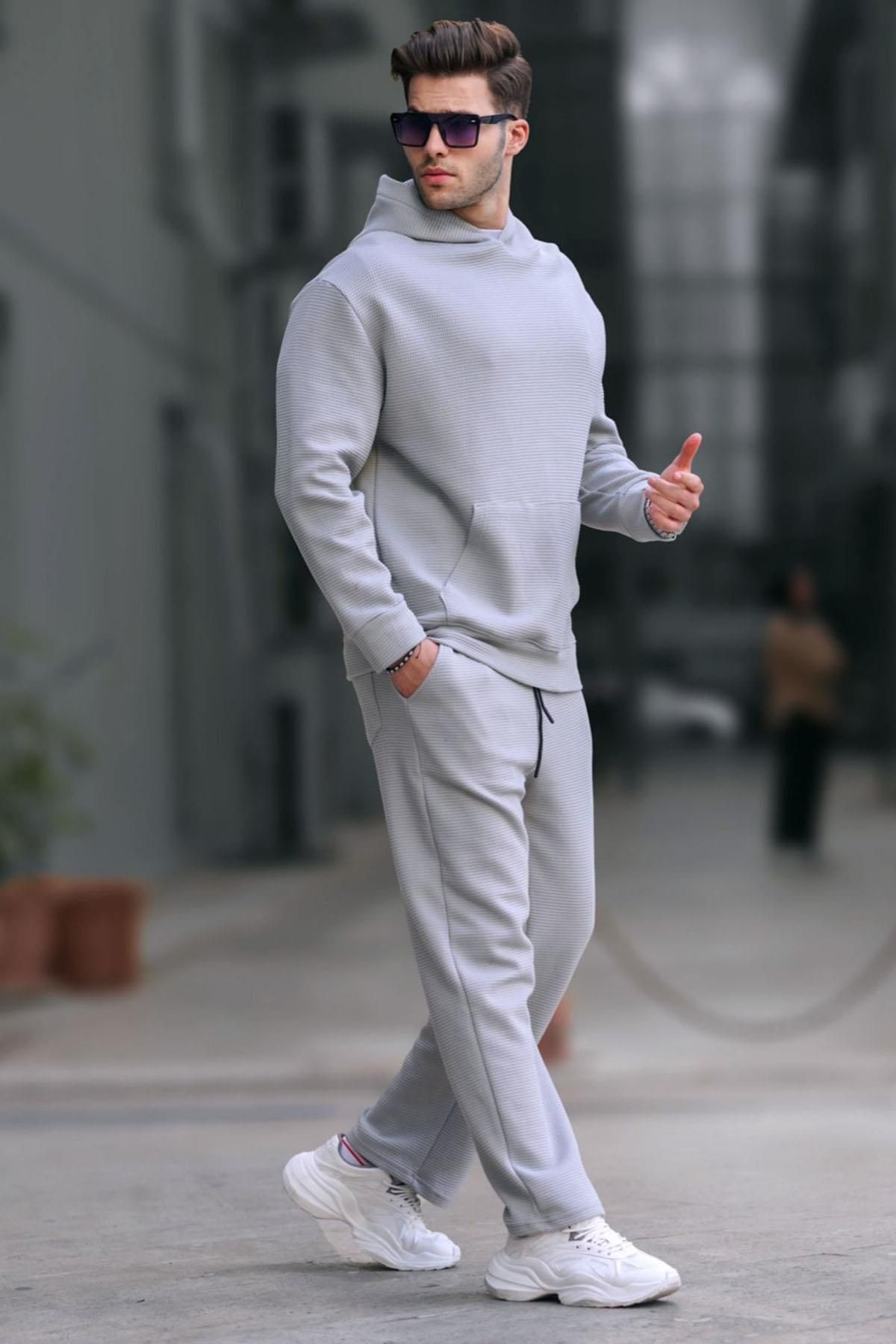 Gray sweatsuit mens on sale
