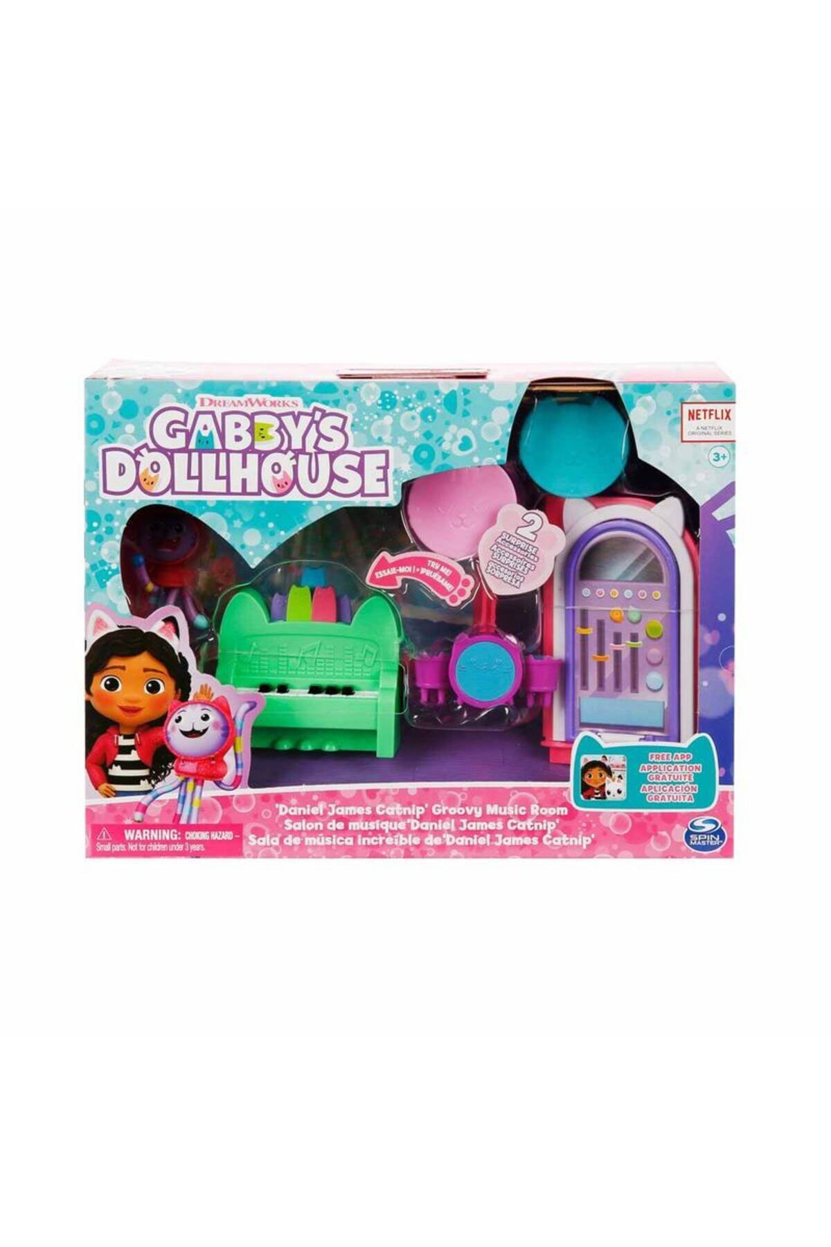 Spinmaster Gabby's Dollhouse Deluxe Oda Seti Groovy Music Room Fiyatı