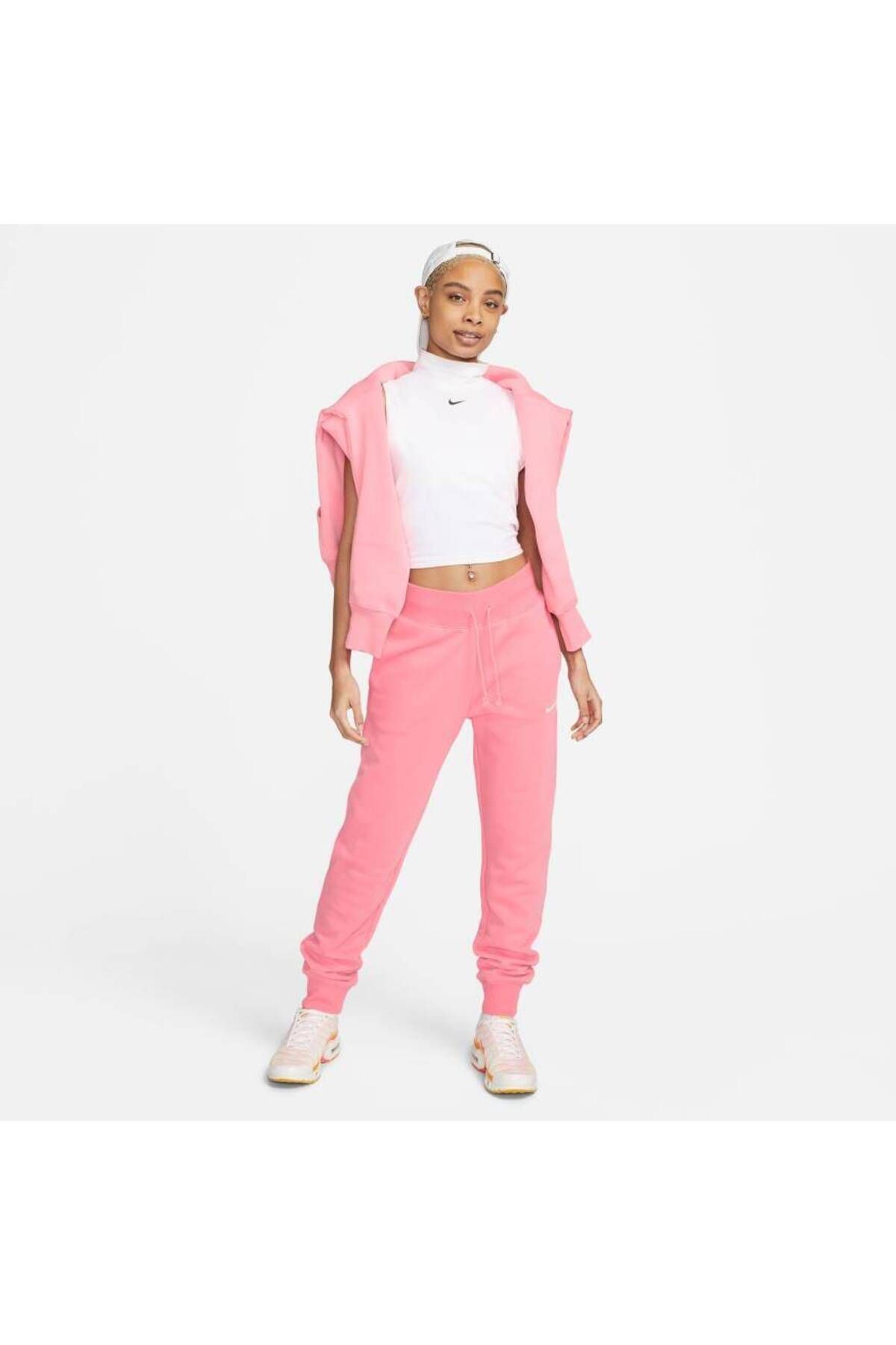 Nike Sportswear Phoenix Fleece Pant Women's Sweatpants DQ5688-611 (Loose  fit)