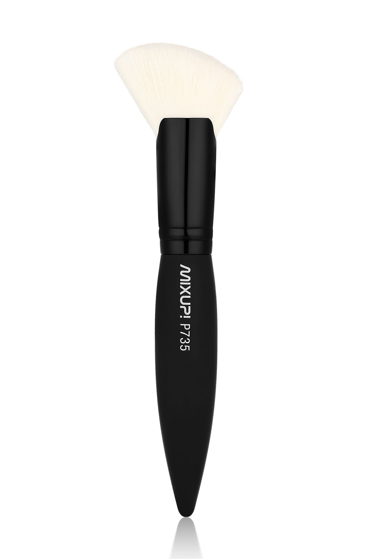 Mixup-4-Piece Makeup Brush Set - BLUSH, FOUNDATION, MIXING and ANGULAR ACCENT 2
