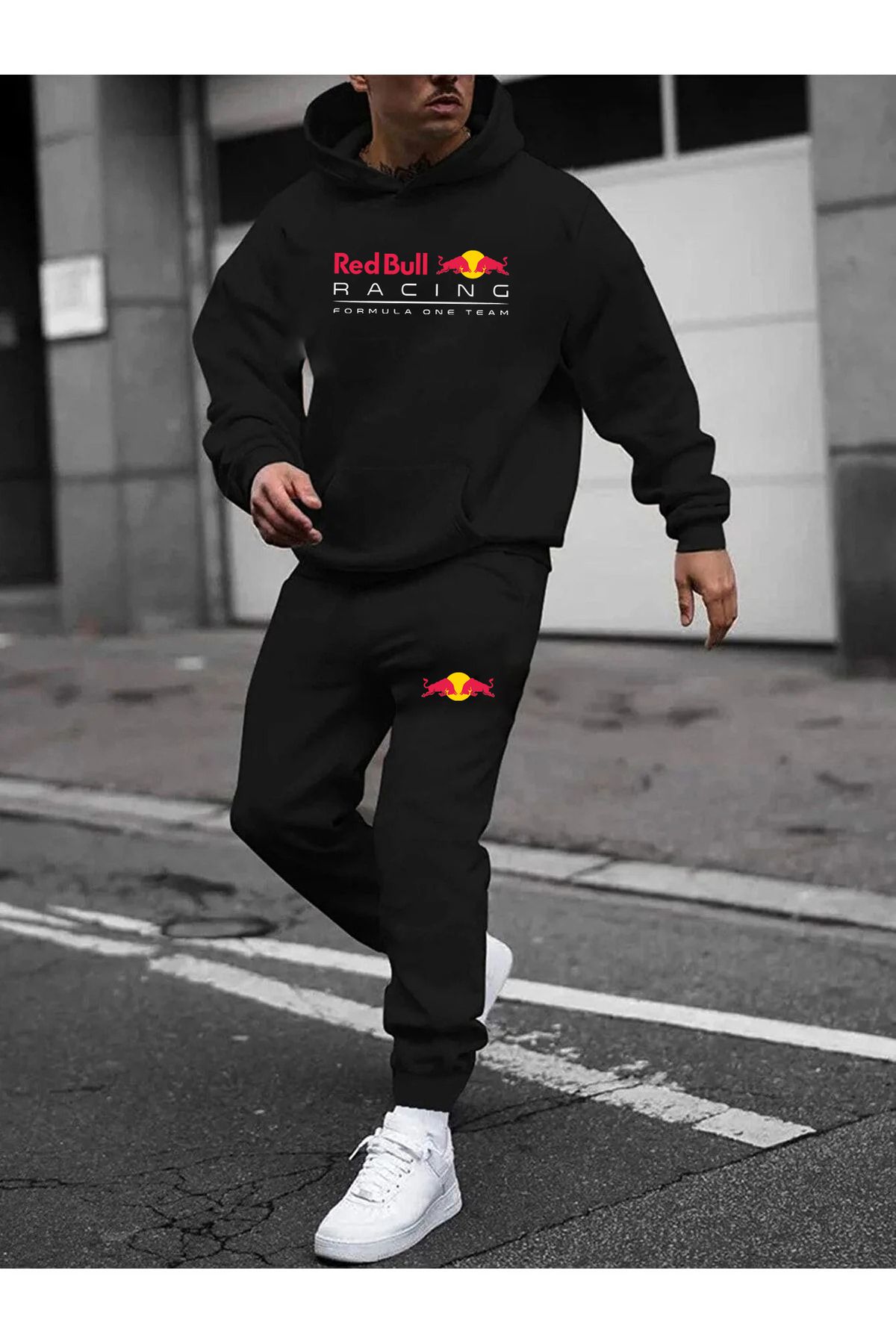 Red cheap bull tracksuit