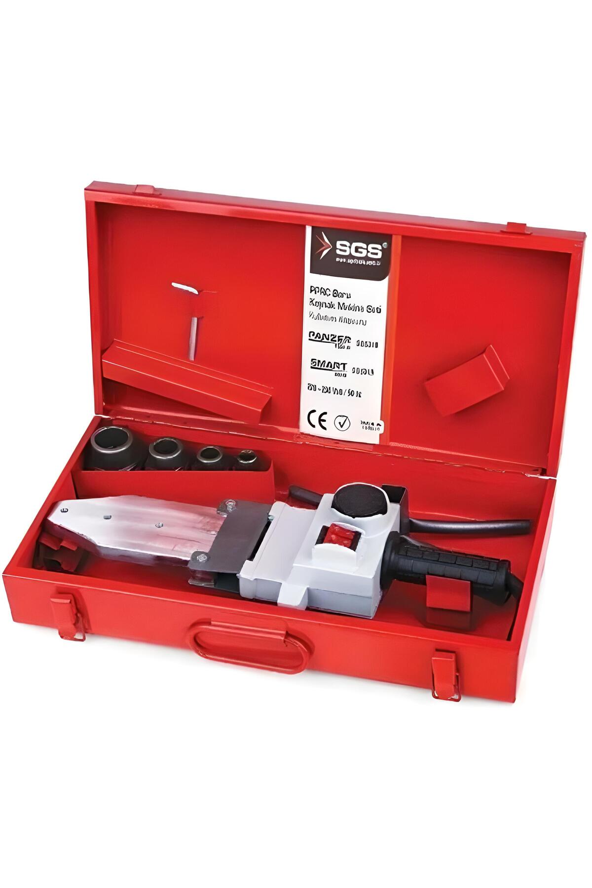 SGS 348 Panzer 1500 W PPRC / PVC Boru Kaynak Makinası – Çantalı Set (Makas Hariç)