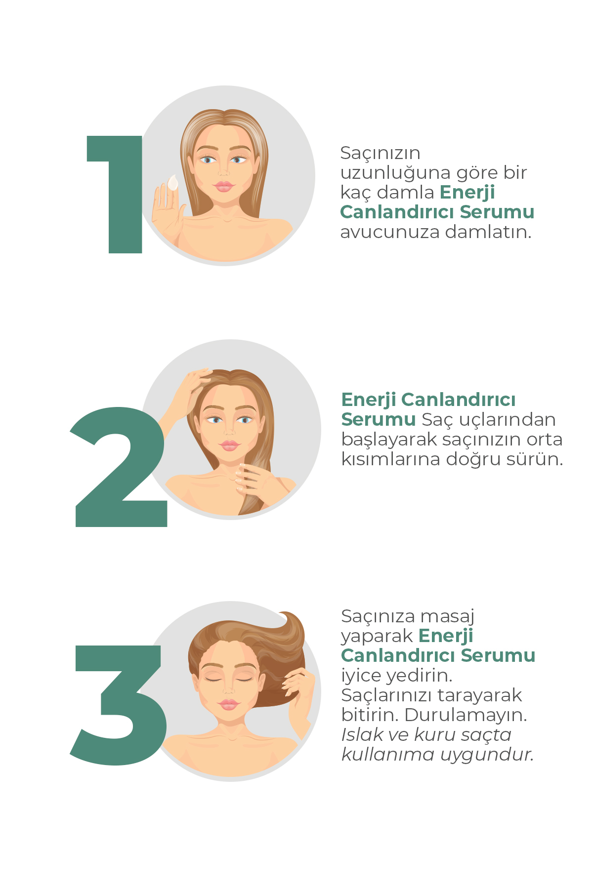 Energy Stimulating Dökülme Önleyici Güçlendirici Serum Saç Bakım Serumu 100ml — ENERGYSERUM — تصویر 5 از 7