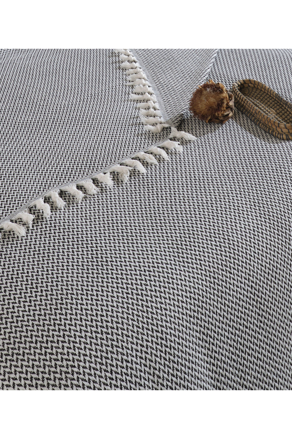 MirCotton Çift Kişilik Yatak Örtüsü Pike 220x235 cm 2